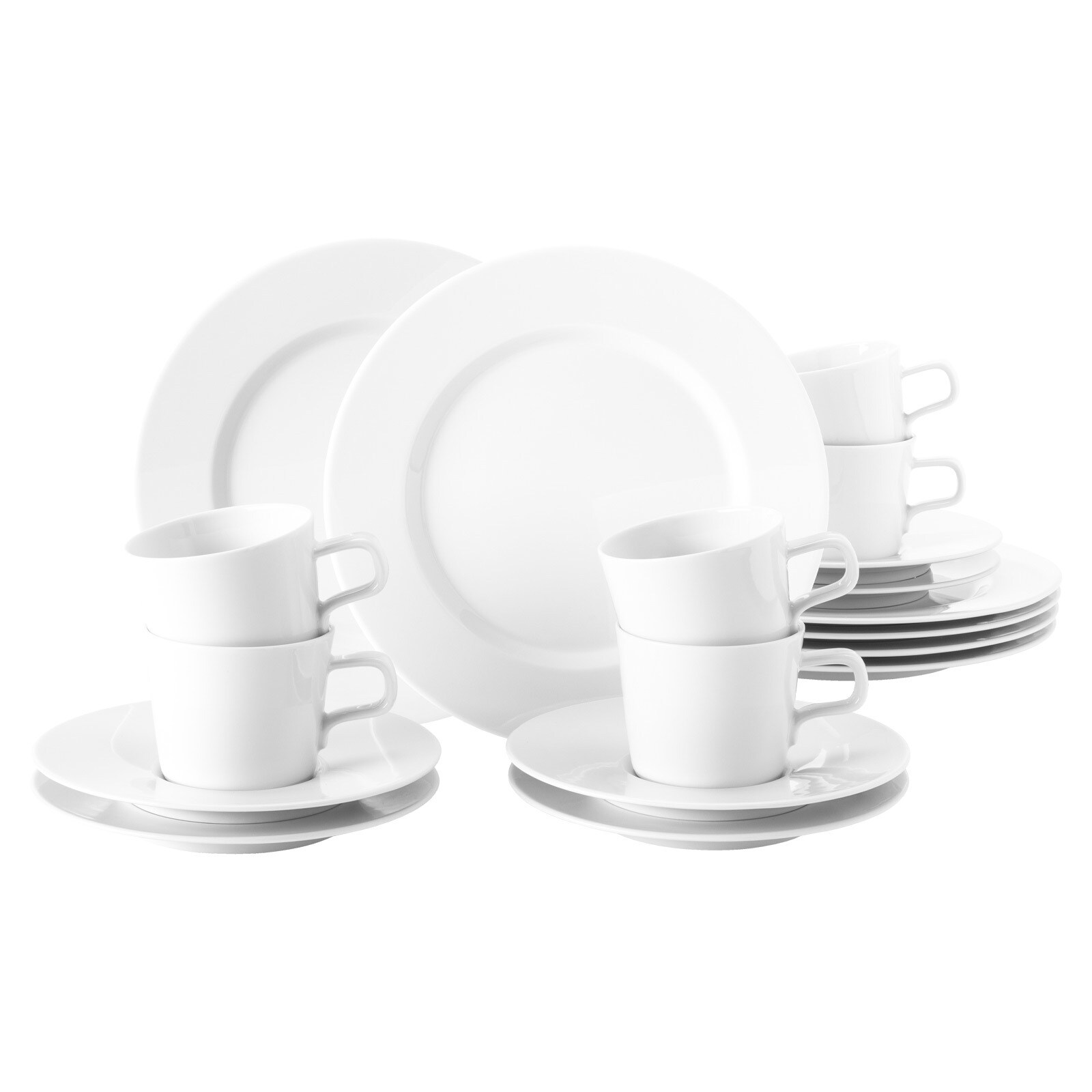 Seltmann Weiden Kaffeeservice No Limits Wei&szlig; 18er Set - Bild 1
