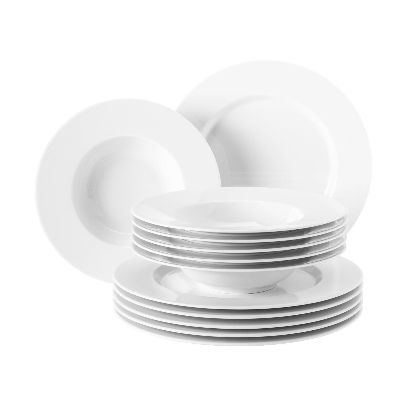 Seltmann Weiden Tafelservice No Limits Wei&szlig; 12er Set - Bild 1