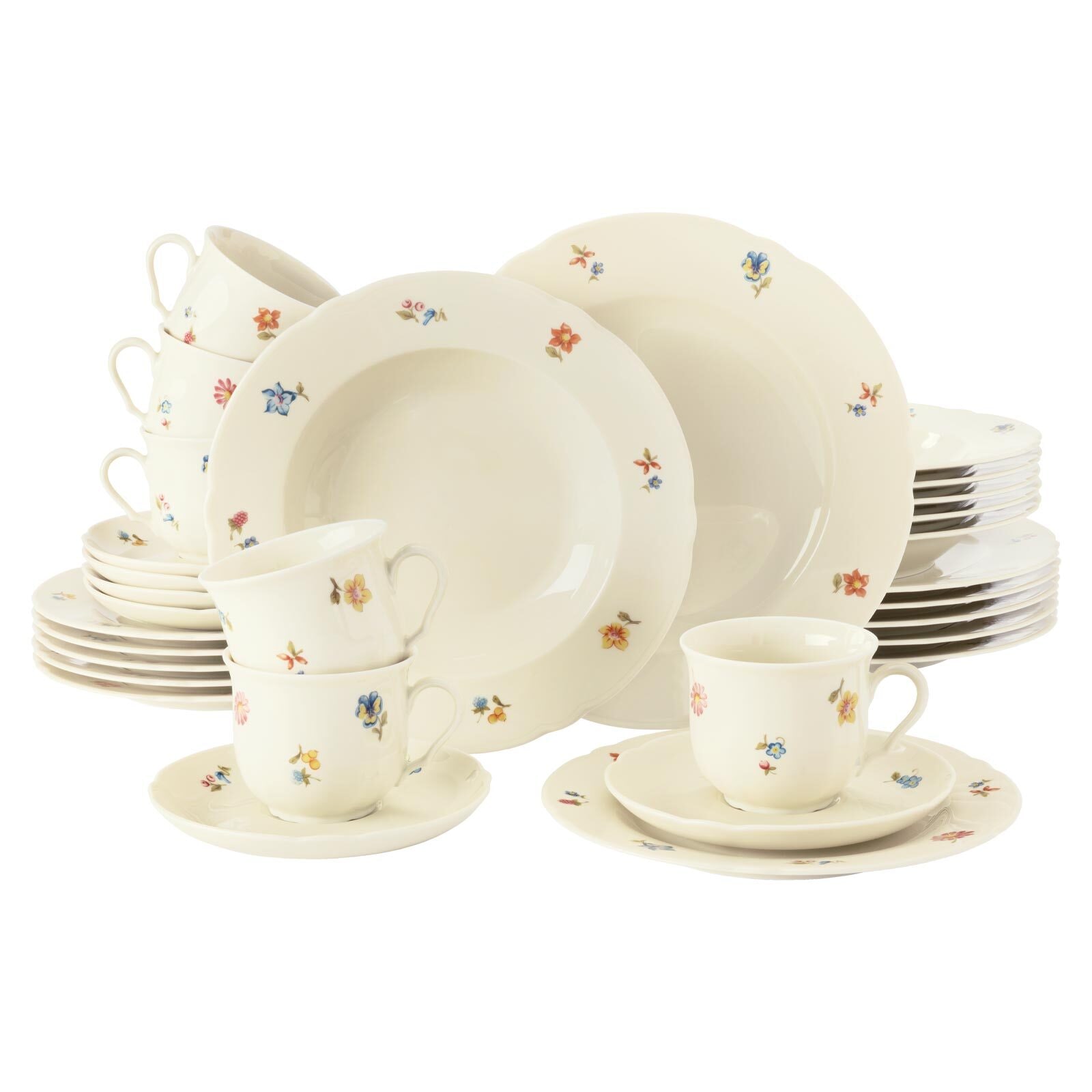 Seltmann Weiden Kombiservice Marieluise Bl&uuml;tenmeer 30er Set - Bild 1