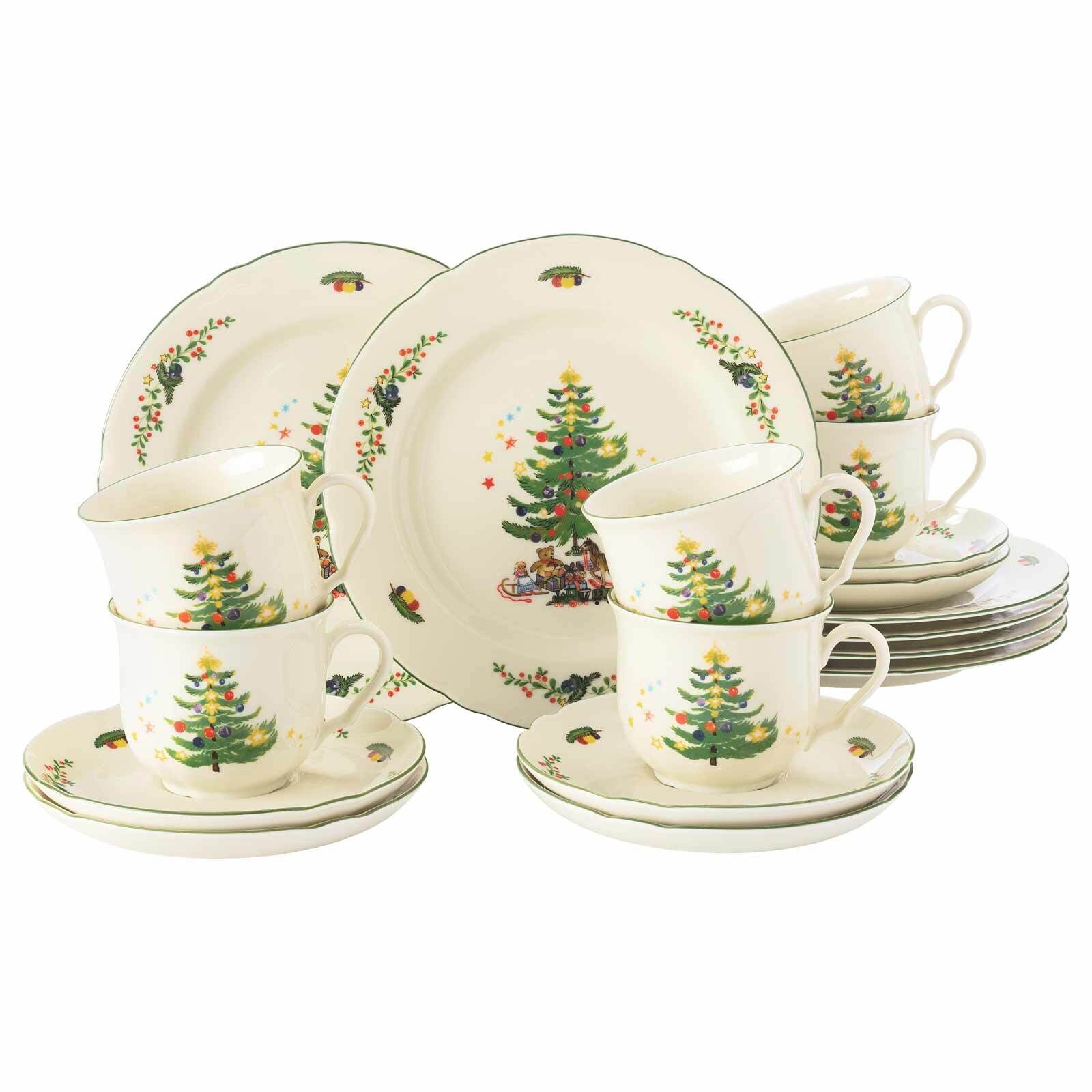 Seltmann Weiden Kaffeeservice Marieluise Weihnachten 18er Set