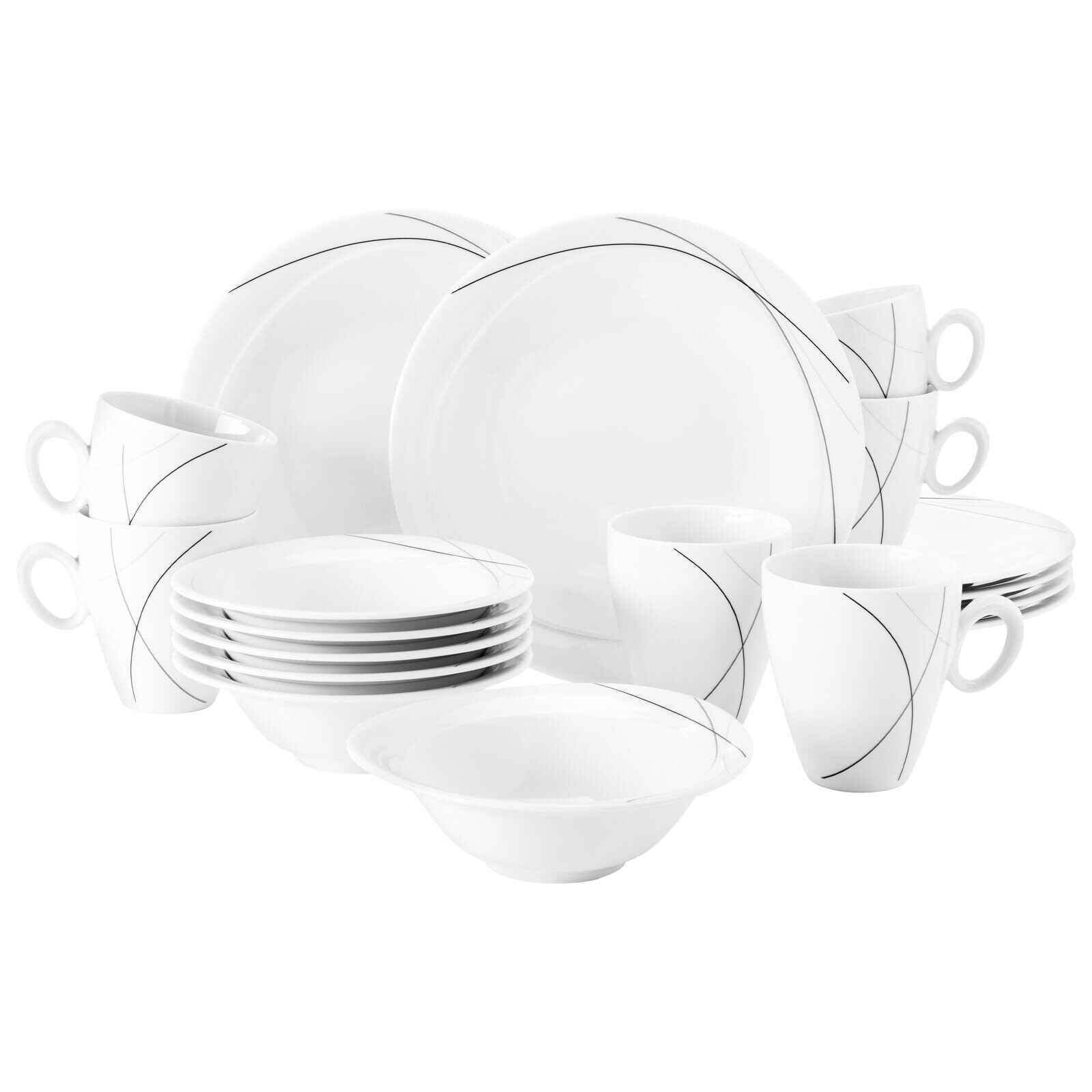 Frühstück-Set Trio Highline 18er Set