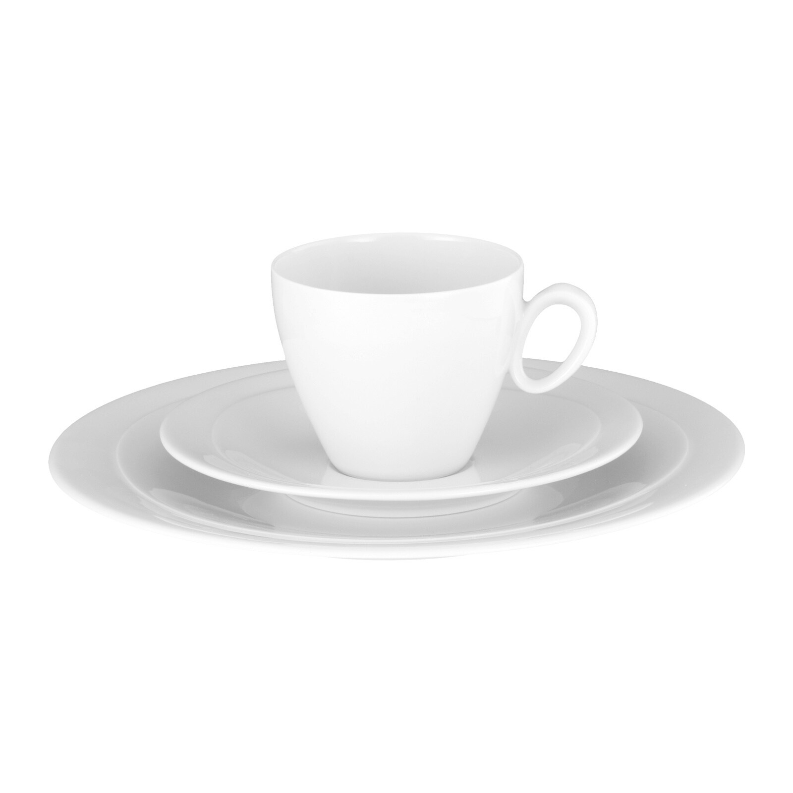 Kaffeeservice Trio Weiß 18er Set