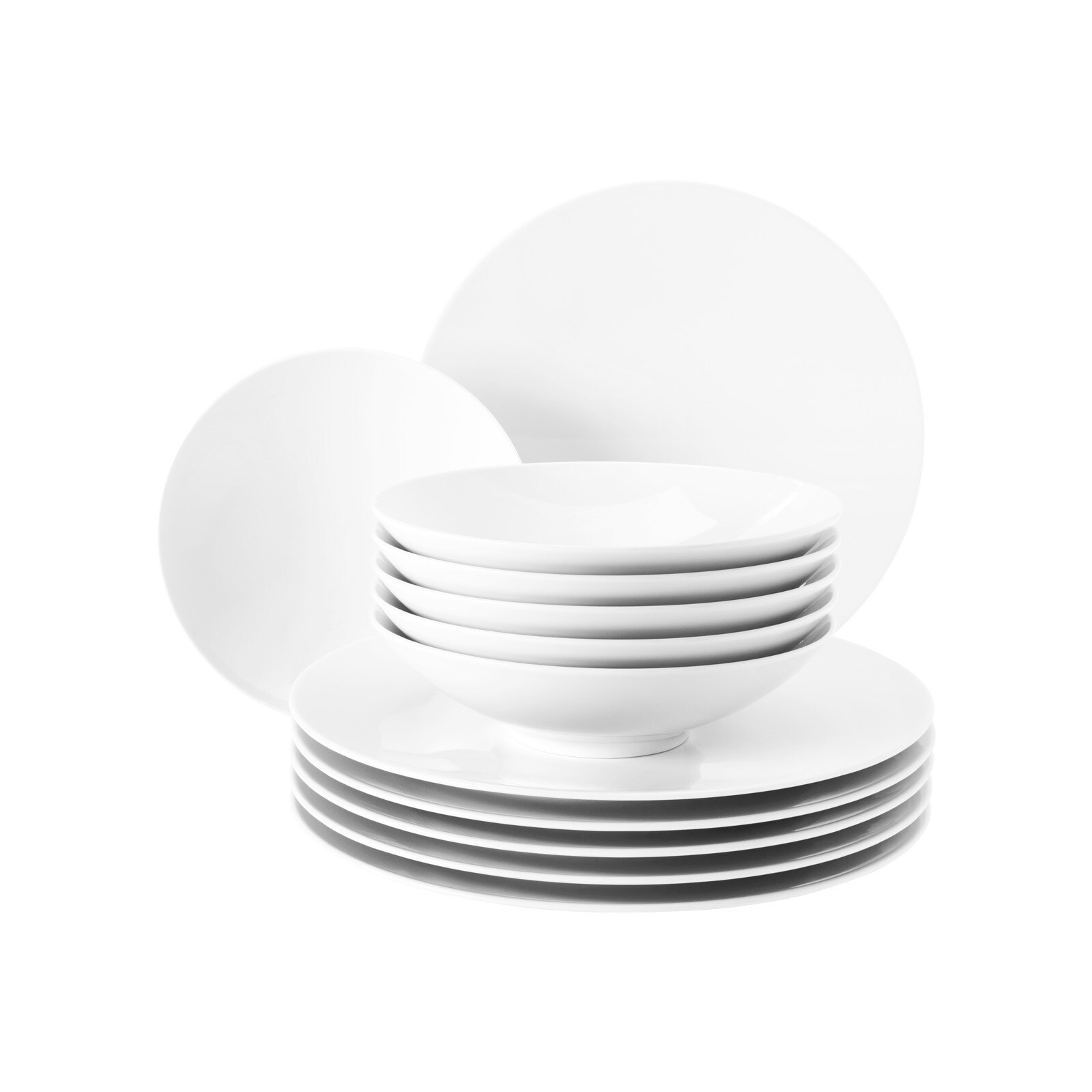 Seltmann Weiden Tafelservice Life Wei&szlig; 12er Set - Bild 1