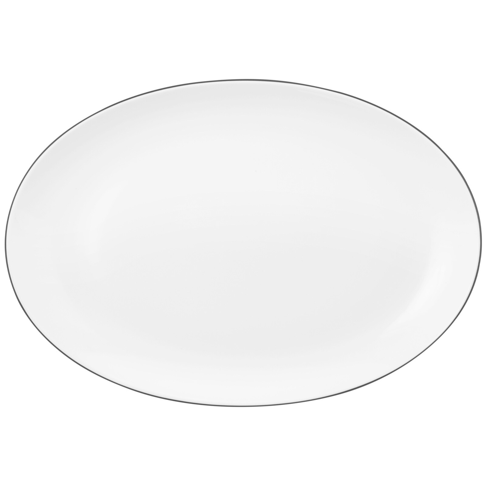 Seltmann Weiden Servierplatte Lido Black Line 35 x 24 cm - Bild 1