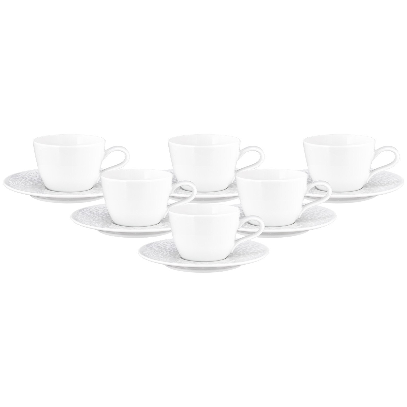 Seltmann Weiden Kaffeetassen mit Untertassen Nori Home 240 ml 6er Set - Bild 1