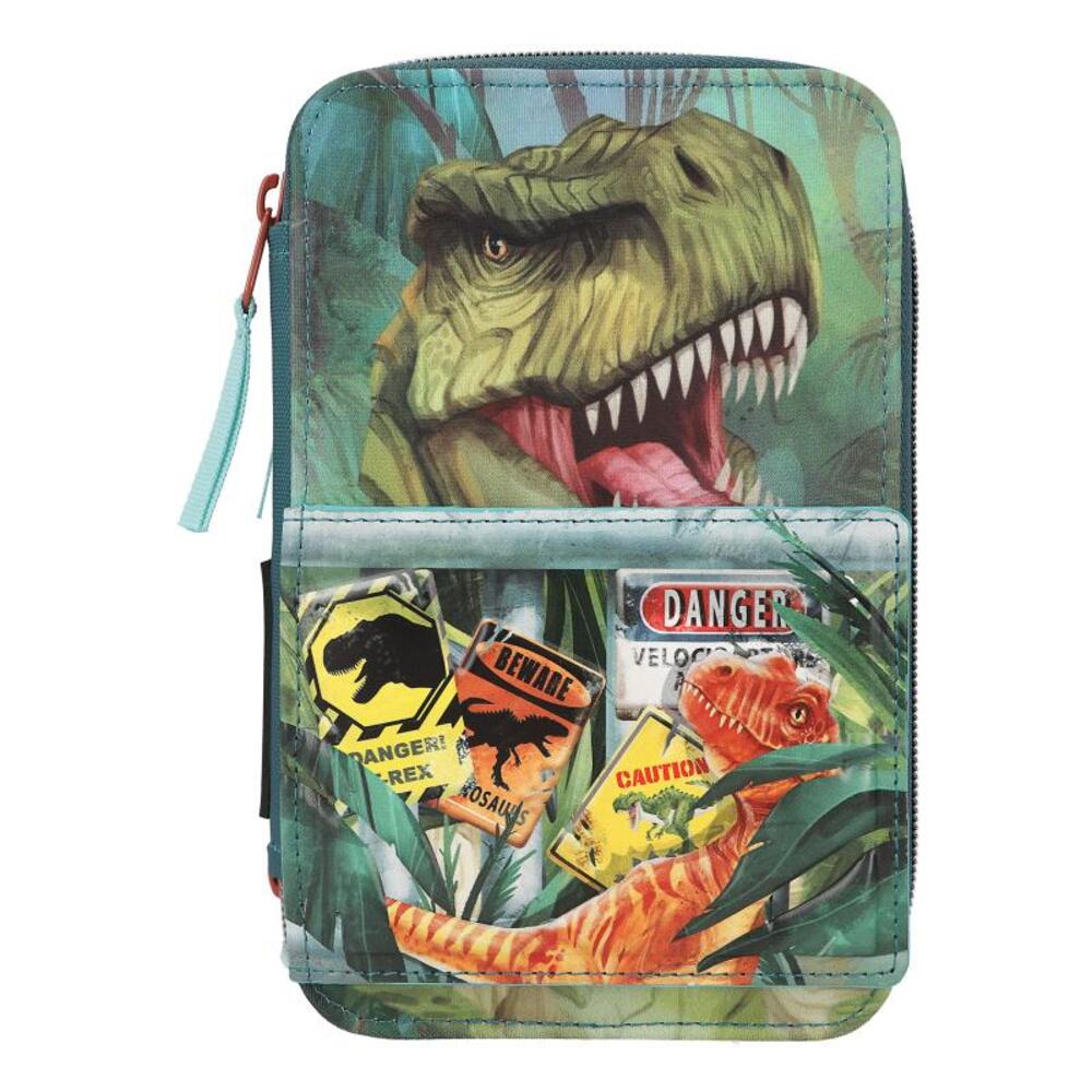 Depesche Federtasche Danger Dino World 21 x 13 x 7,5 cm - Bild 1