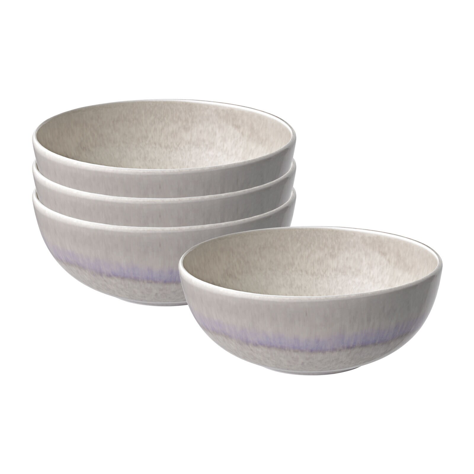 like. by Villeroy & Boch Schüsseln Perlemor Sand ø 16,9 cm 4er Set