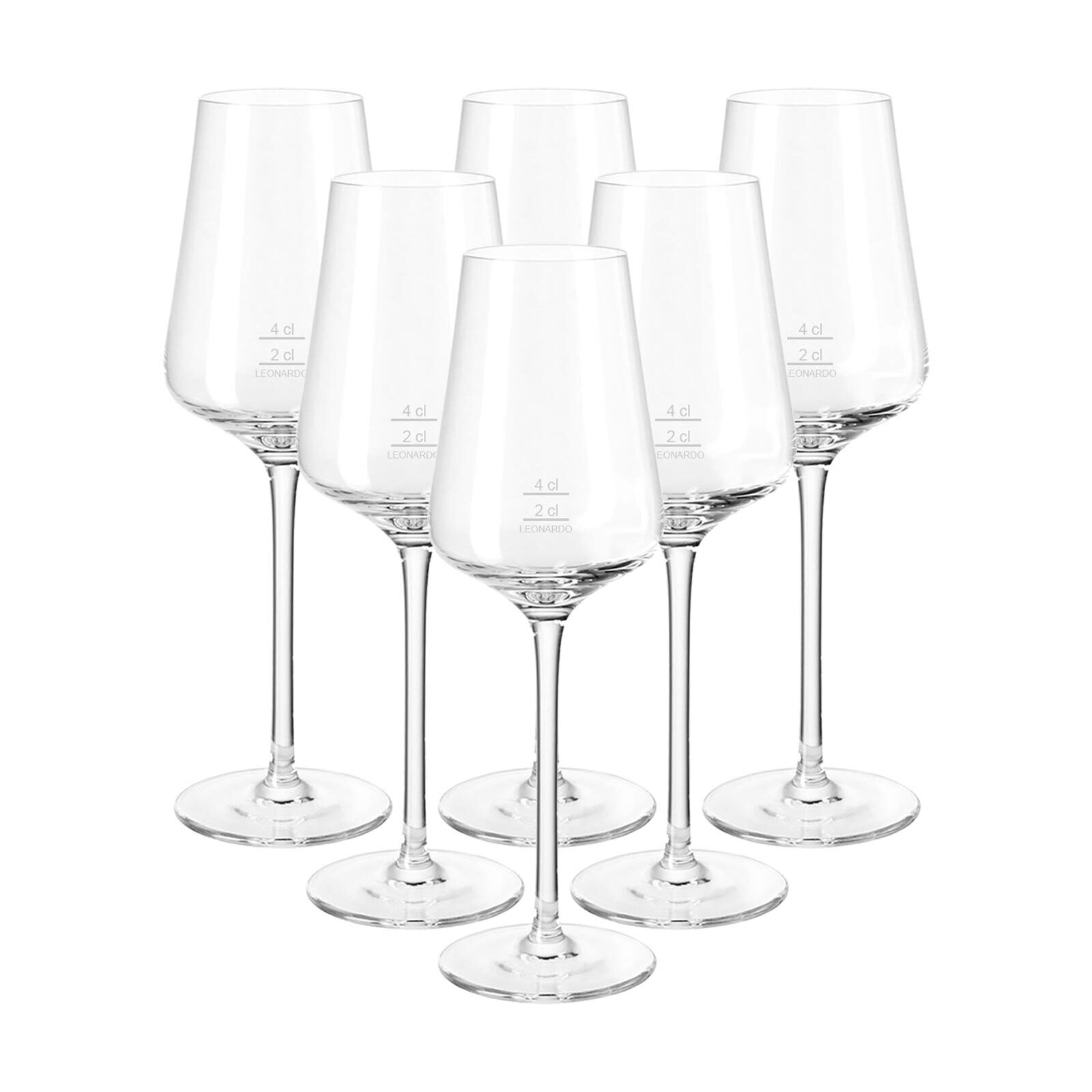 Leonardo Digestifgläser geeicht Puccini Gastro-Edition 4 cl 6er Set | 04045037257092