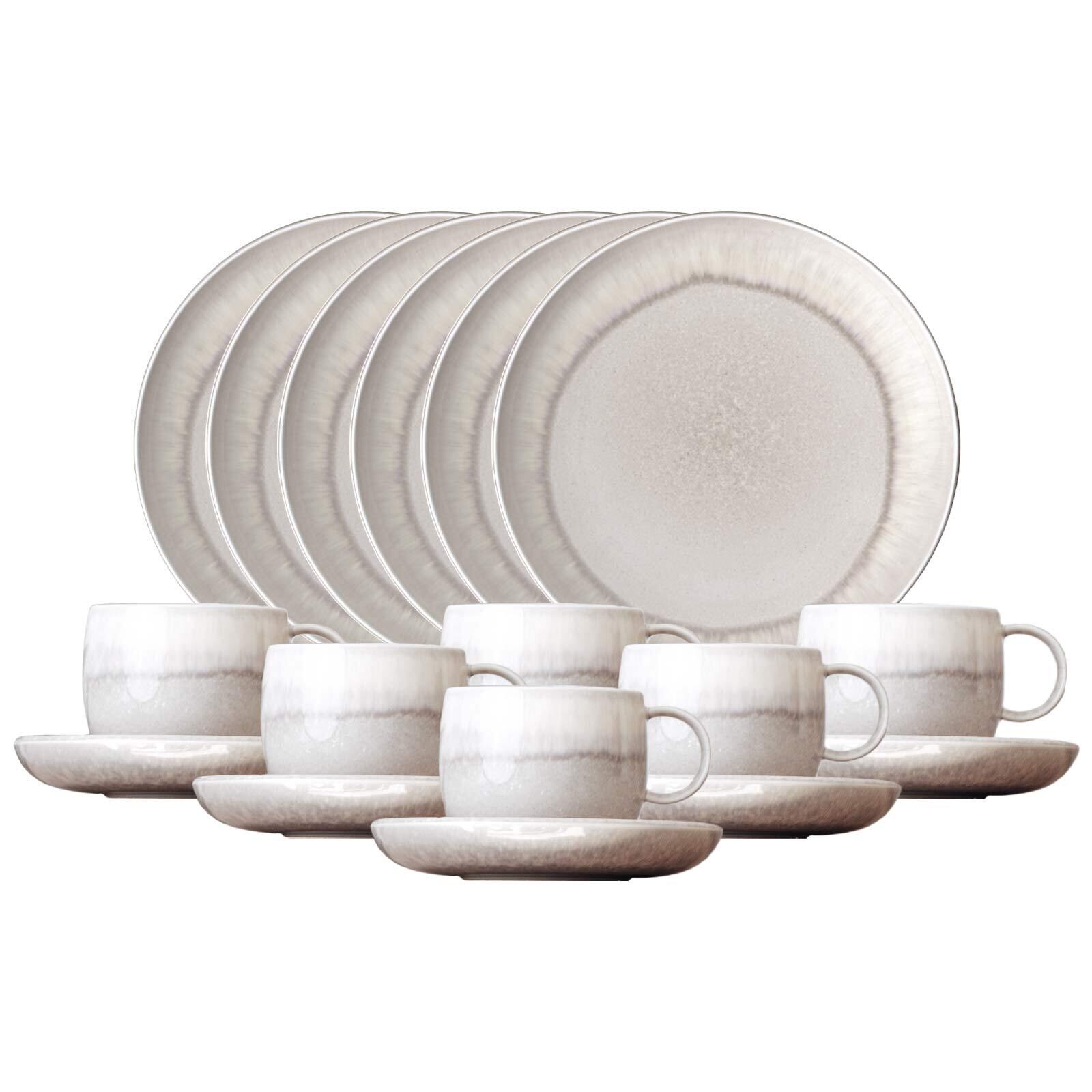 Kaffeeservice Perlemor Sand 18er Set