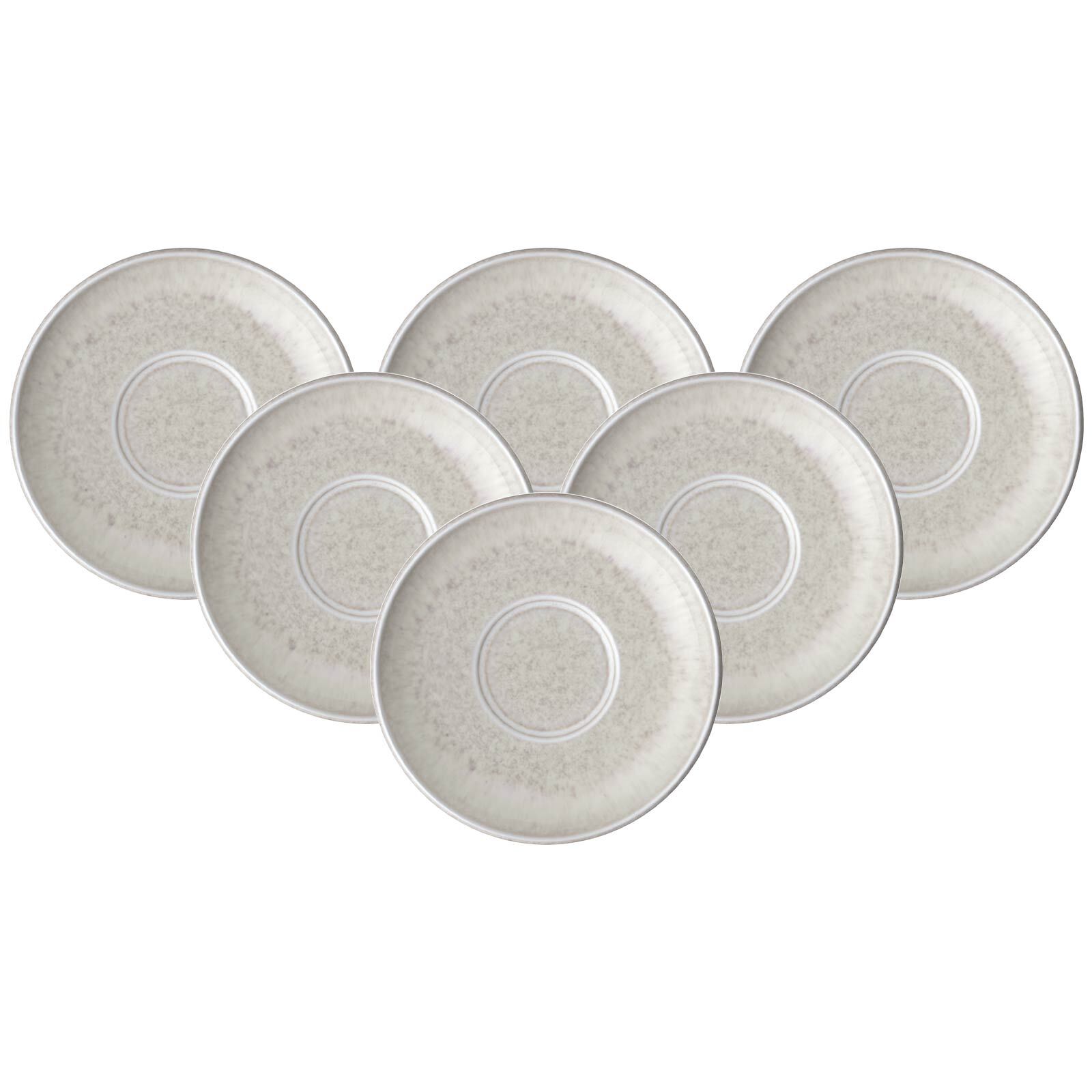 like. by Villeroy & Boch Espressountertassen Perlemor Sand &oslash; 12 cm 6er Set - Bild 1