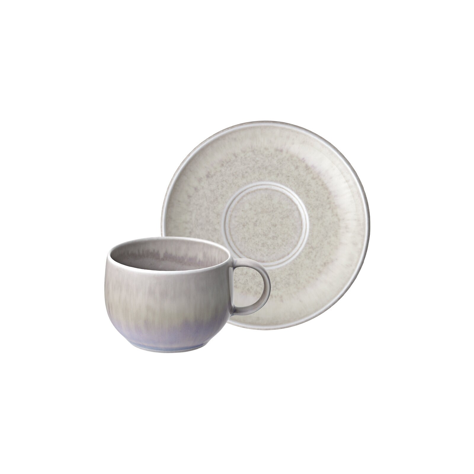 Espressotasse mit Untertasse Perlemor Sand