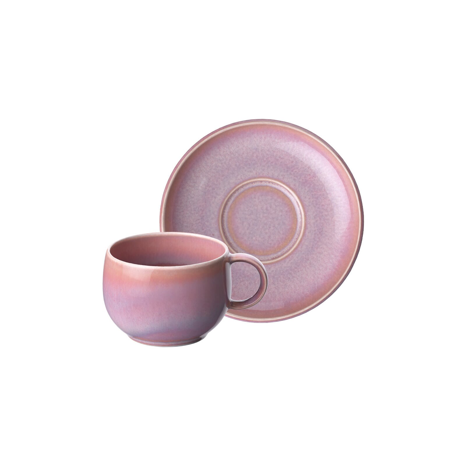 Espressotasse mit Untertasse Perlemor Coral