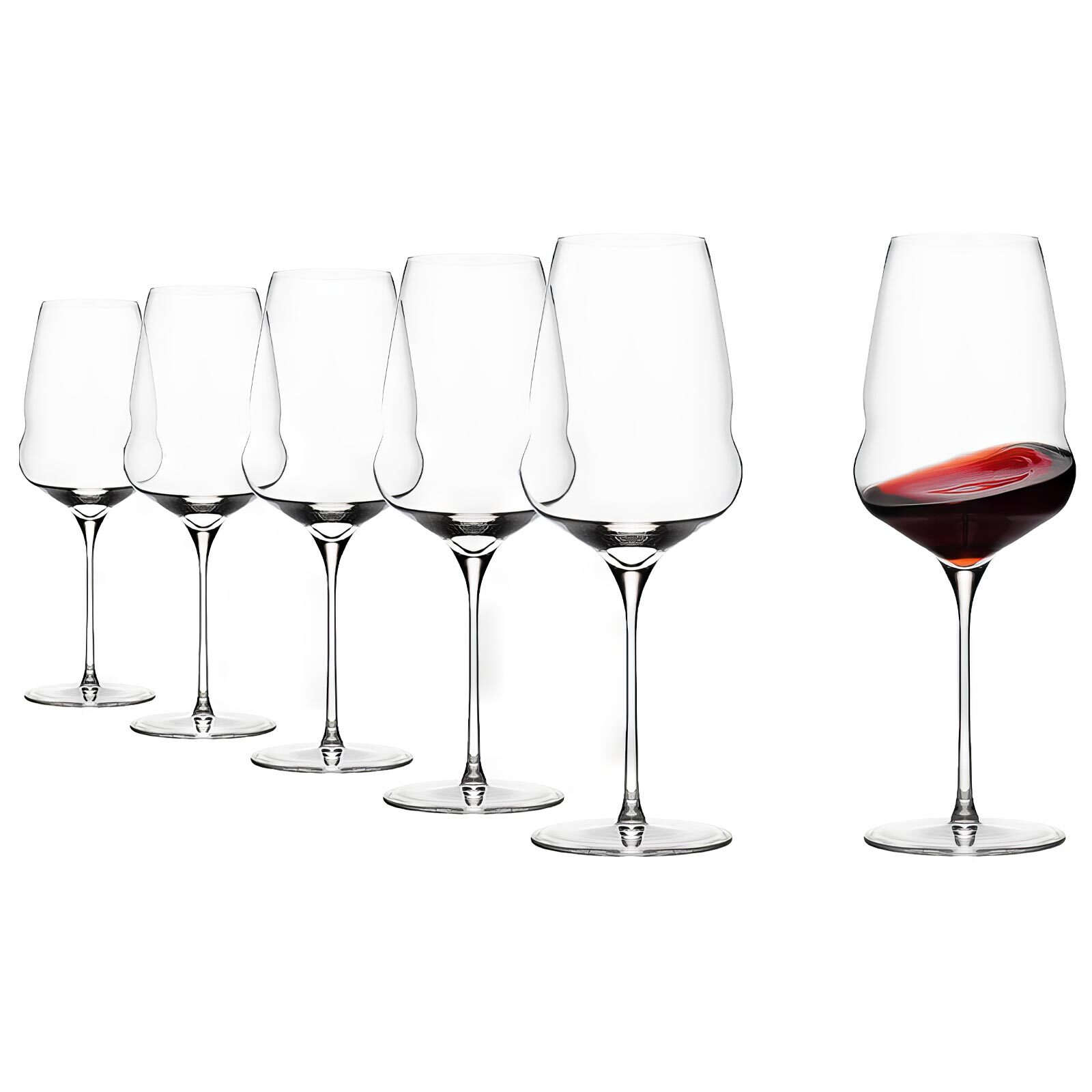 St&ouml;lzle Lausitz Rotweingl&auml;ser Cocoon 609 ml 6er Set - Bild 1