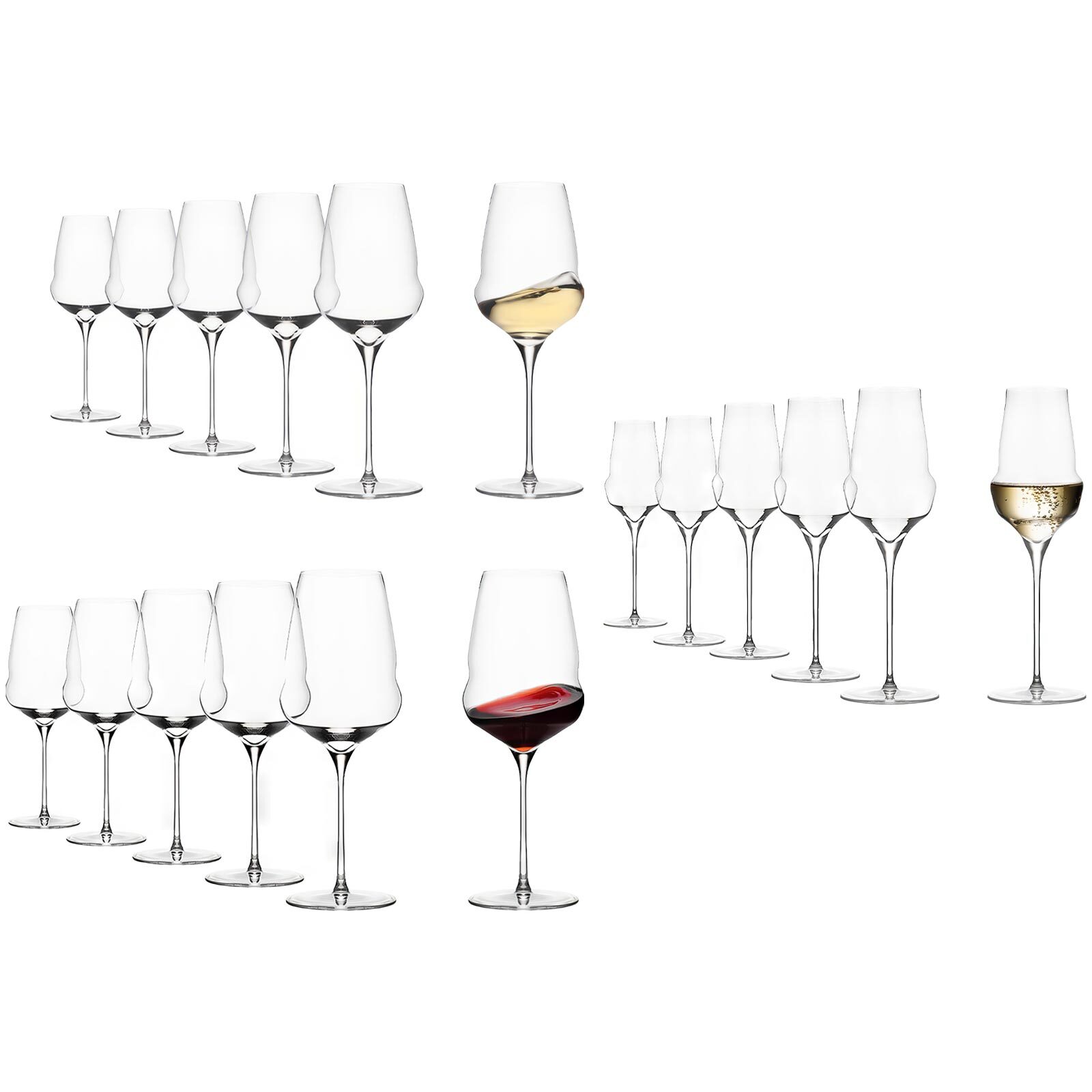 St&ouml;lzle Lausitz Wein- und Champagnergl&auml;ser Cocoon 18er Set - Bild 1