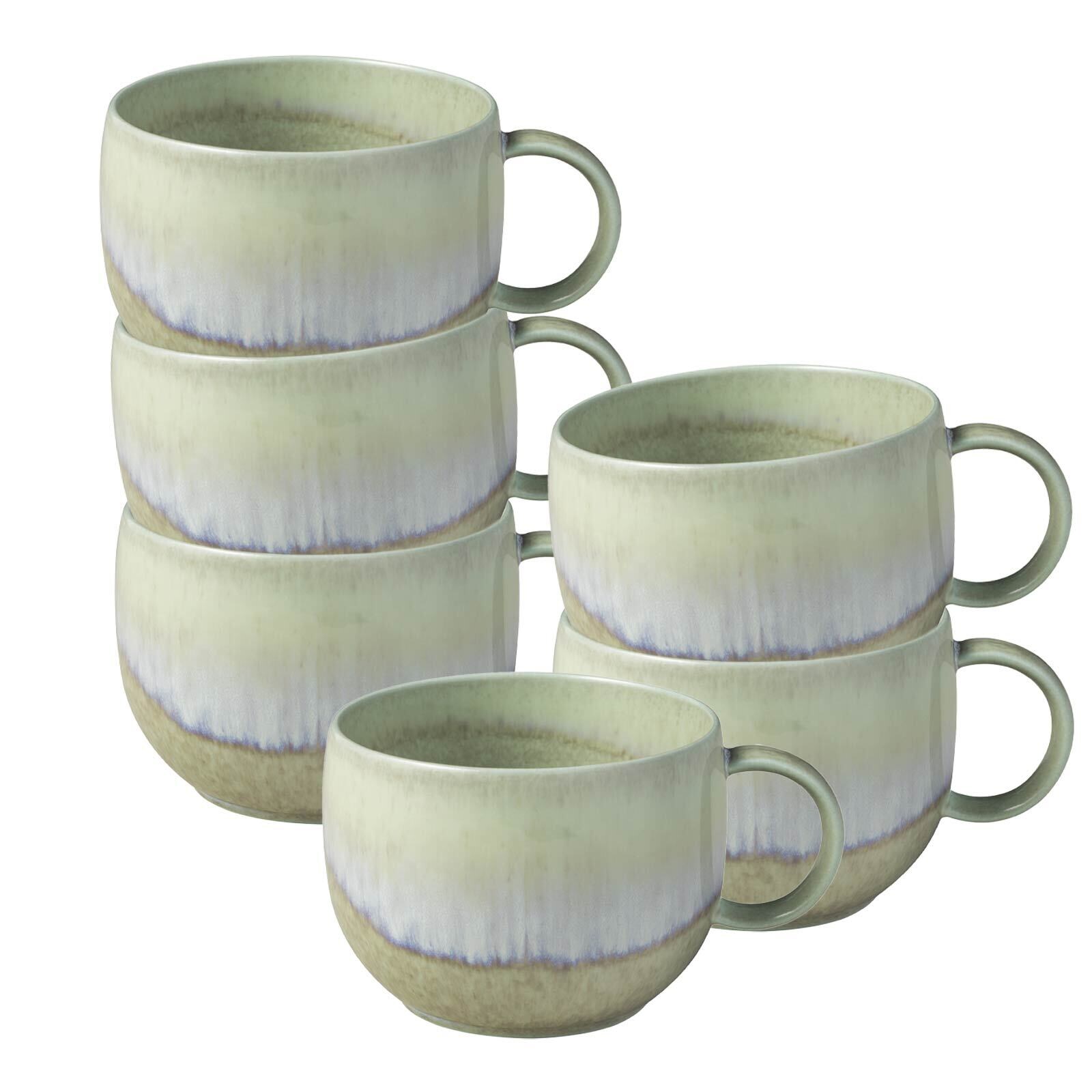 like. by Villeroy & Boch Kaffeetassen Perlemor Alga 190 ml 6er Set