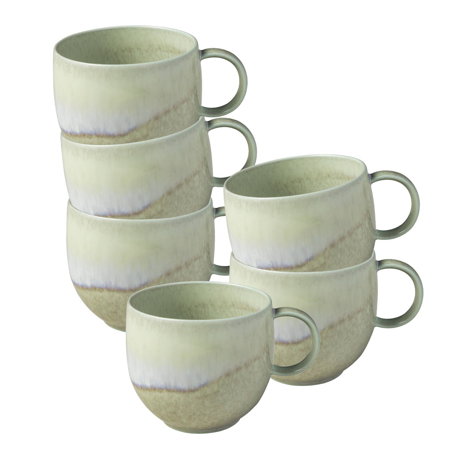 like. by Villeroy & Boch Henkelbecher Perlemor Alga 290 ml 6er Set - Bild 1