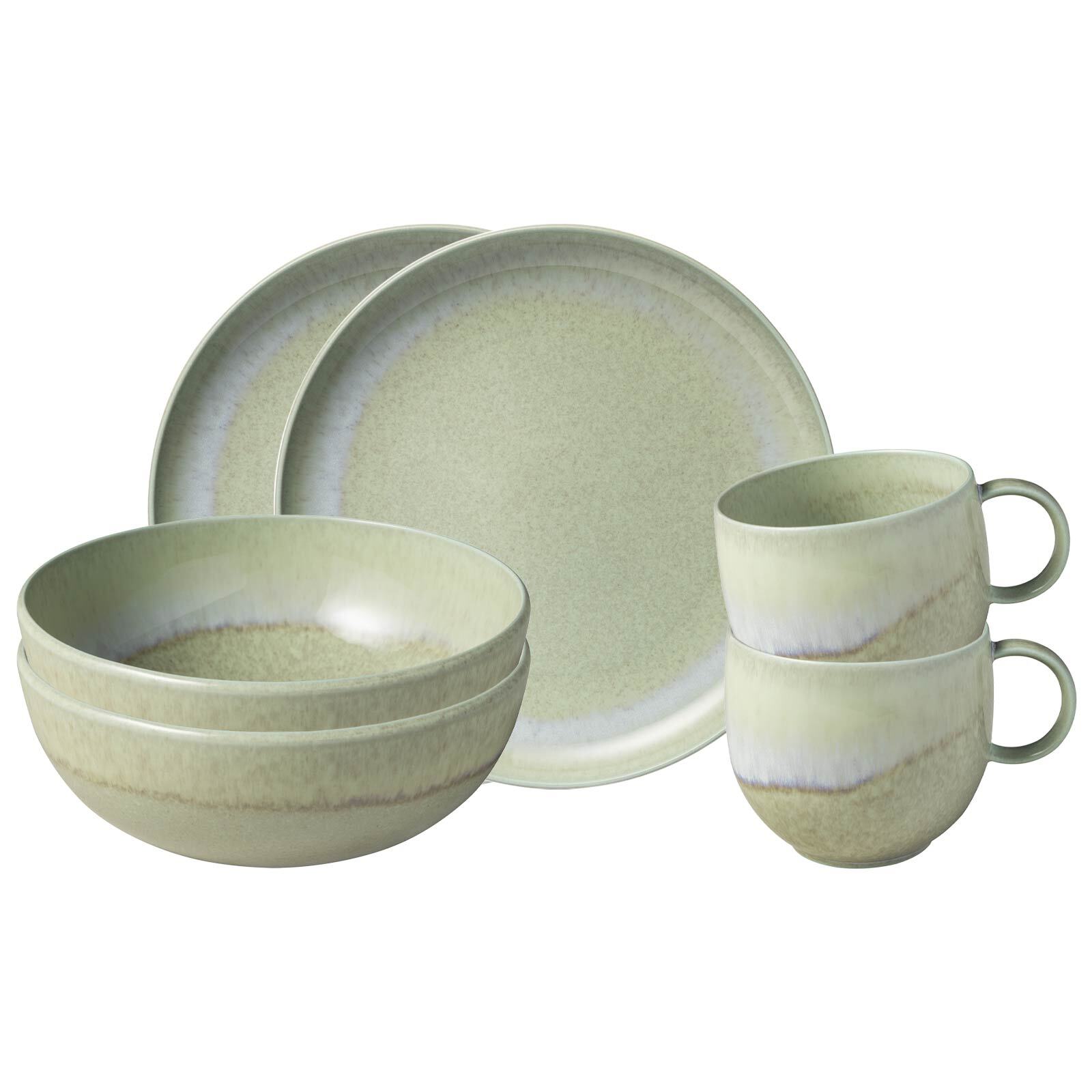 like. by Villeroy & Boch Fr&uuml;hst&uuml;cks-Set Perlemor Alga 6er Set - Bild 1
