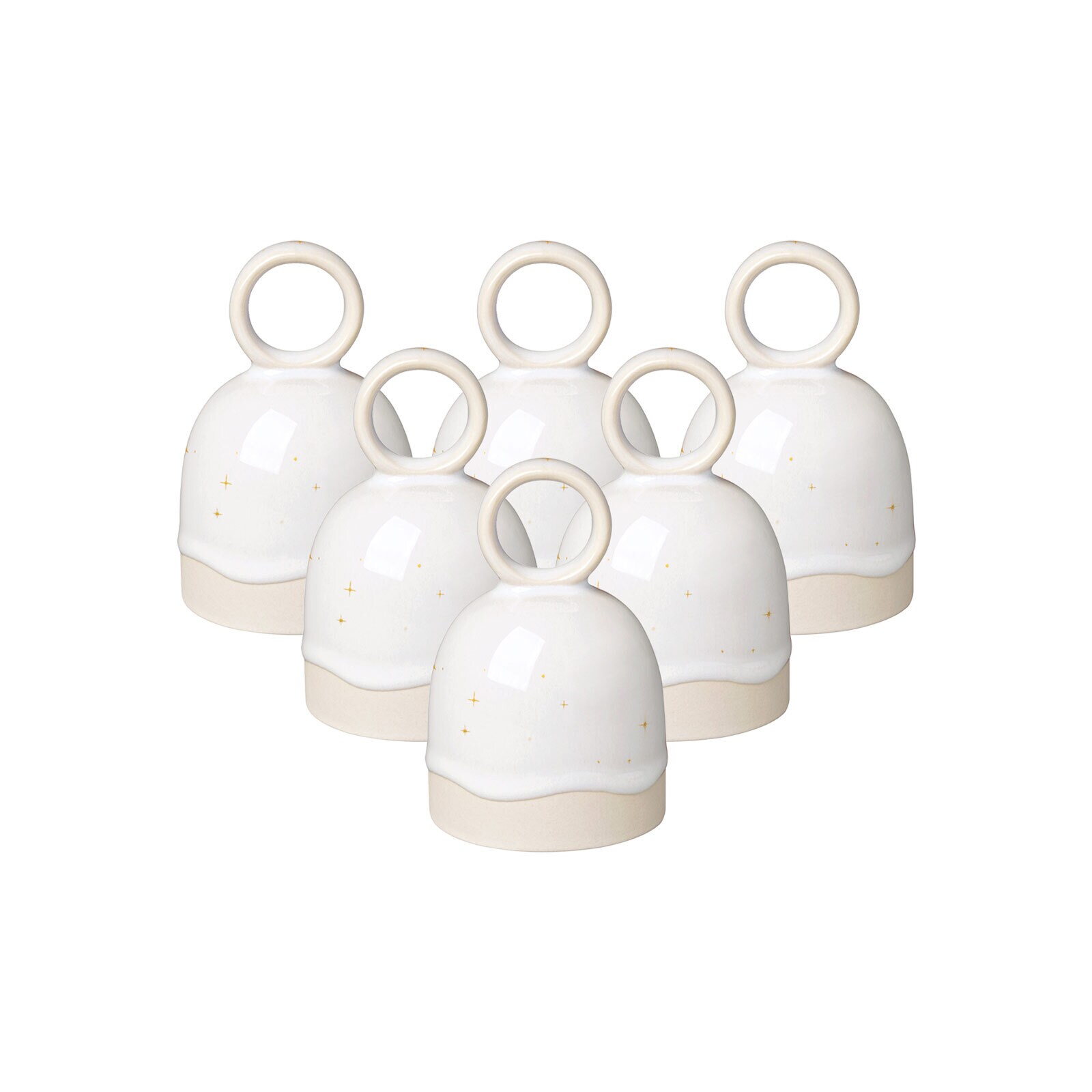 like. by Villeroy & Boch Tischglocken Winter Glow &oslash; 6,6 cm 6er Set - Bild 1