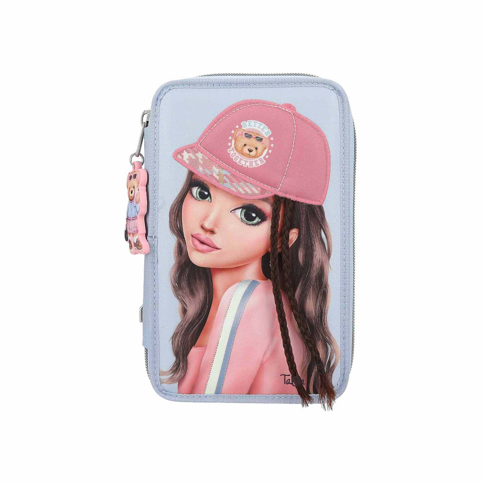 Depesche 3-Fach Federtasche TEAM TEDDY TOPModel 20 x 13 x 7,5 cm - Bild 1