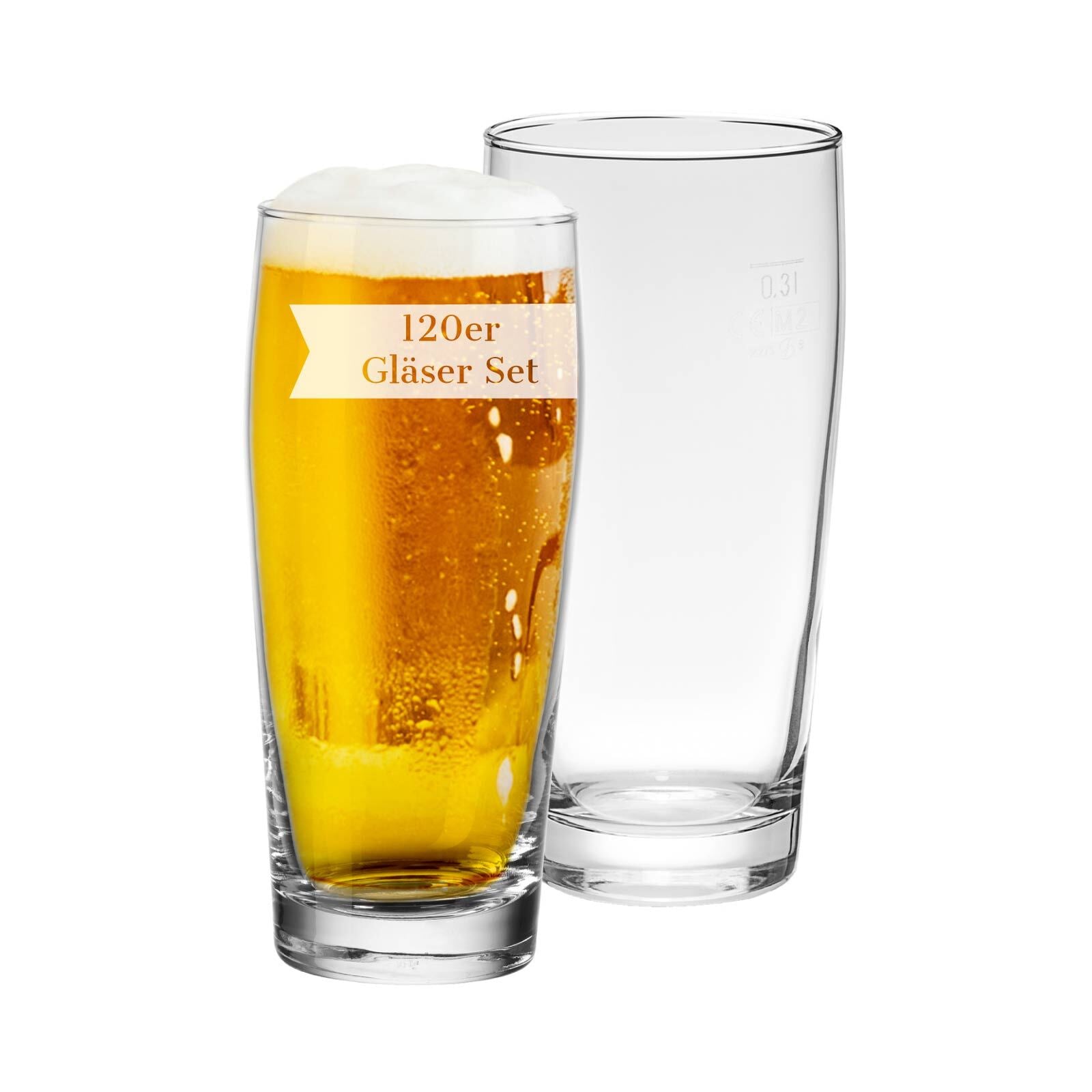 Van Well Willi Becher geeicht 0,3 l 120er Set - Bild 1