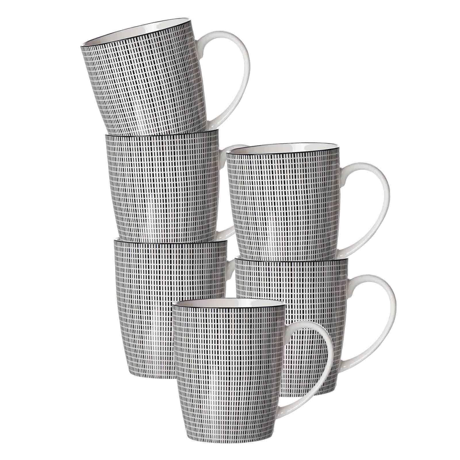 Ritzenhoff & Breker Henkelbecher Takeo Stripes 350 ml 6er Set - Bild 1