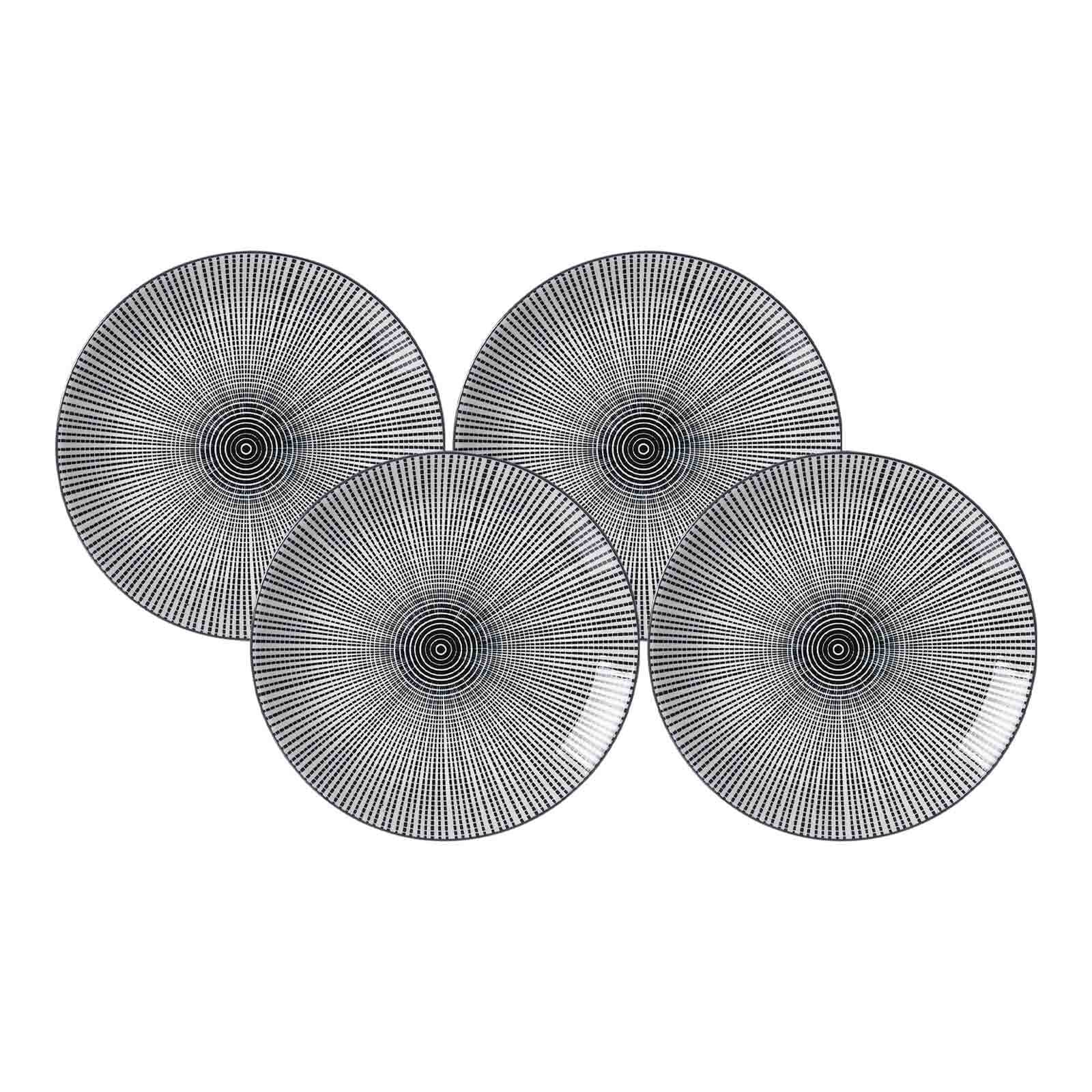 Ritzenhoff & Breker Dessertteller Takeo Stripes ø 21,5 cm 4er Set