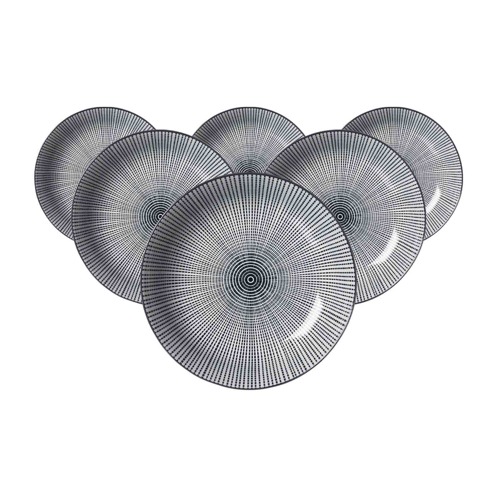 Ritzenhoff & Breker Suppenteller Takeo Stripes &oslash; 20,5 cm 6er Set - Bild 1