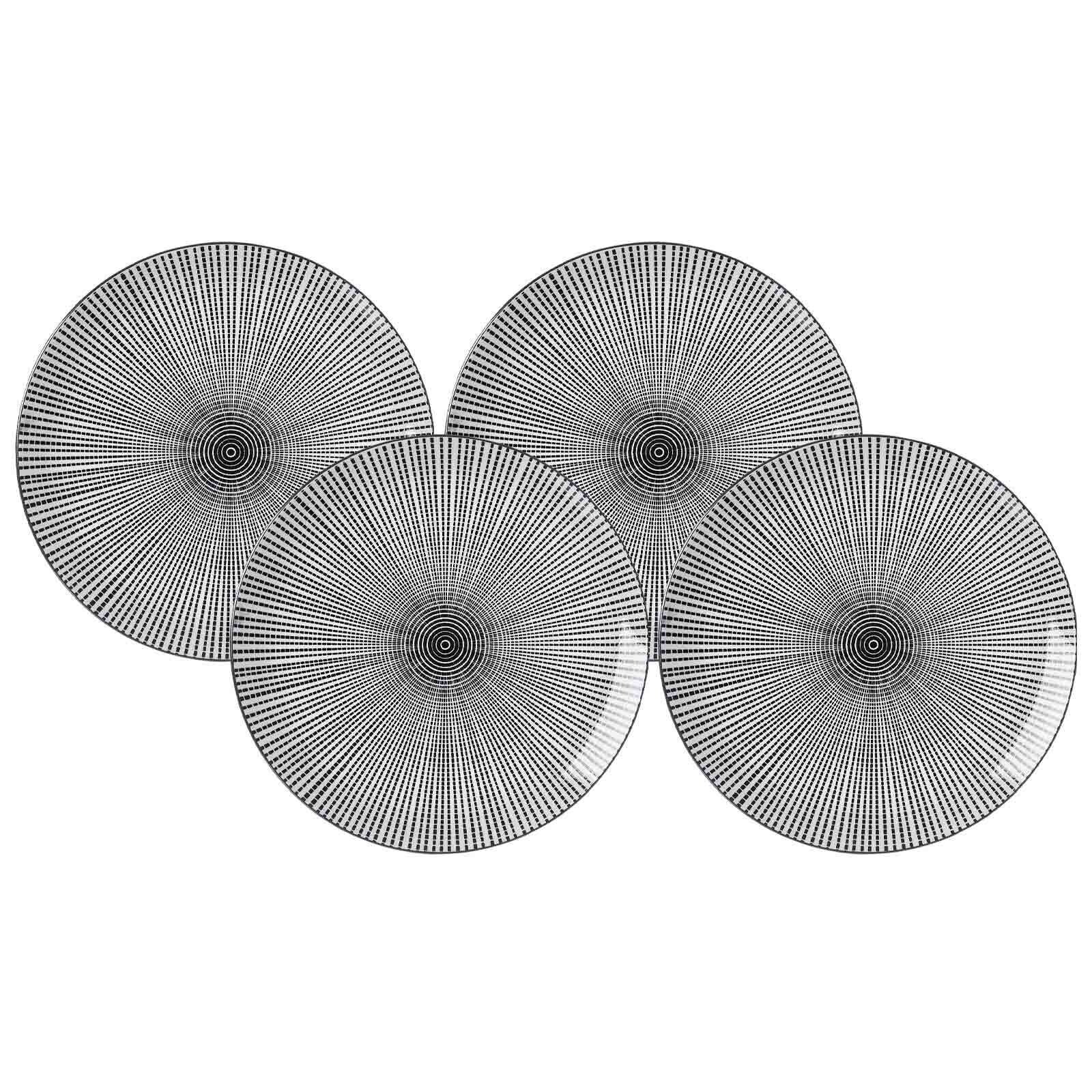 Ritzenhoff & Breker Speiseteller Takeo Stripes ø 26,5 cm 4er Set