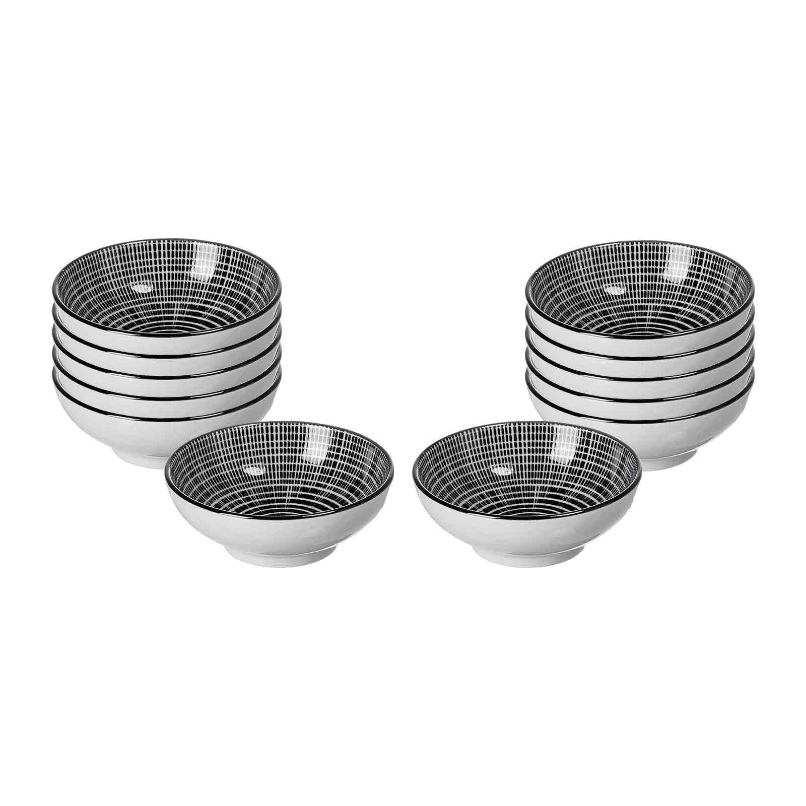 Ritzenhoff & Breker Dipschalen Takeo Stripes ø 8 cm 12er Set