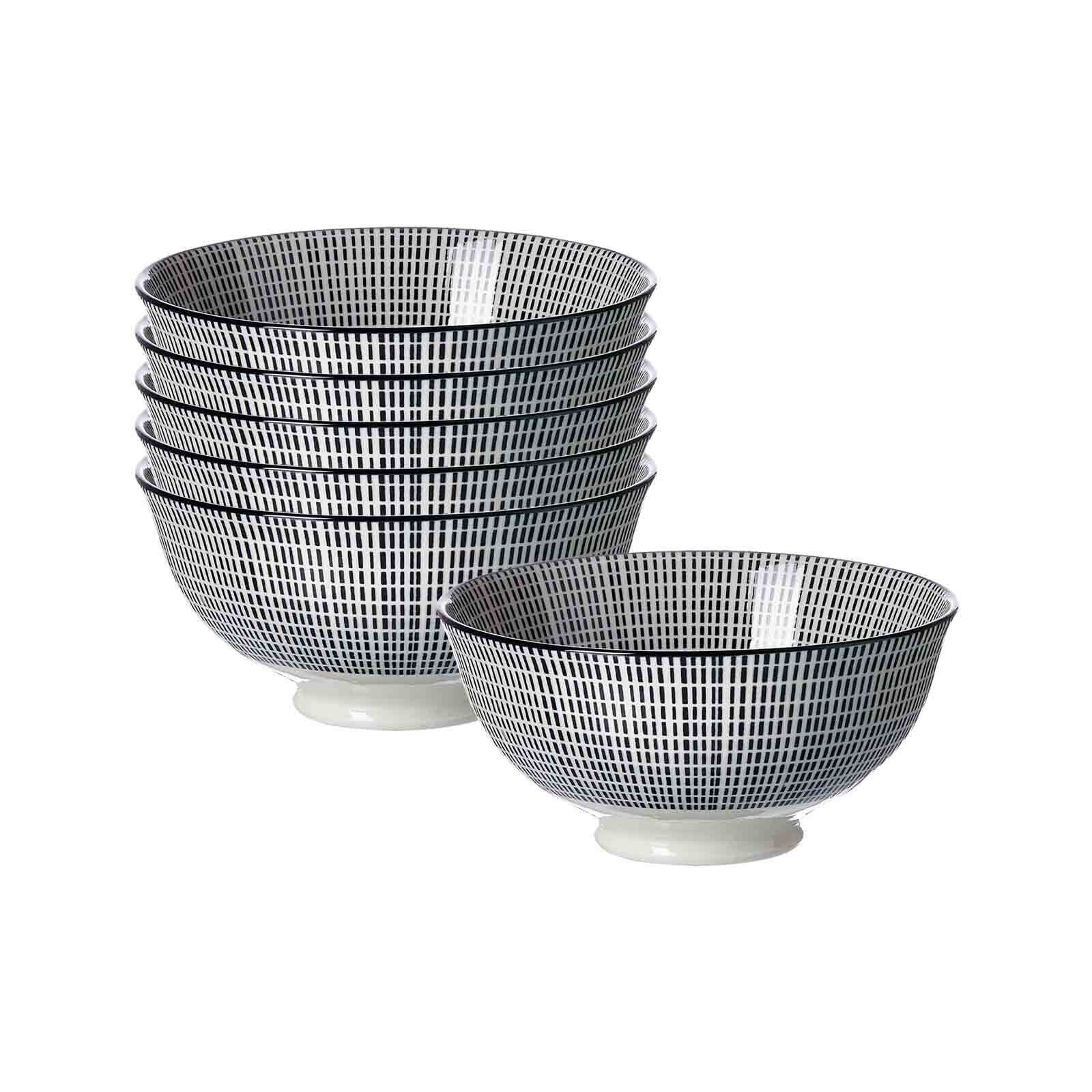Ritzenhoff & Breker Servierschalen Takeo Stripes ø 12 cm 6er Set