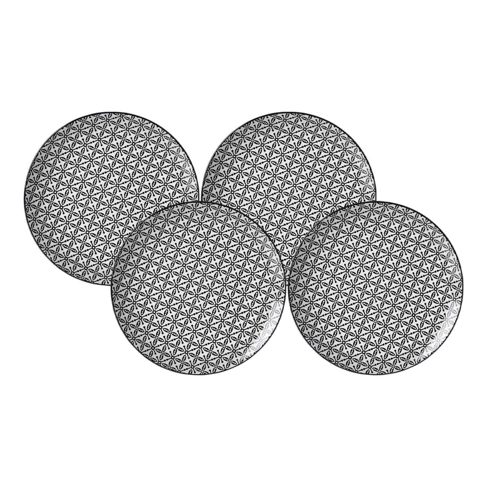 Ritzenhoff & Breker Dessertteller Takeo Leaves &oslash; 21,5 cm 4er Set - Bild 1