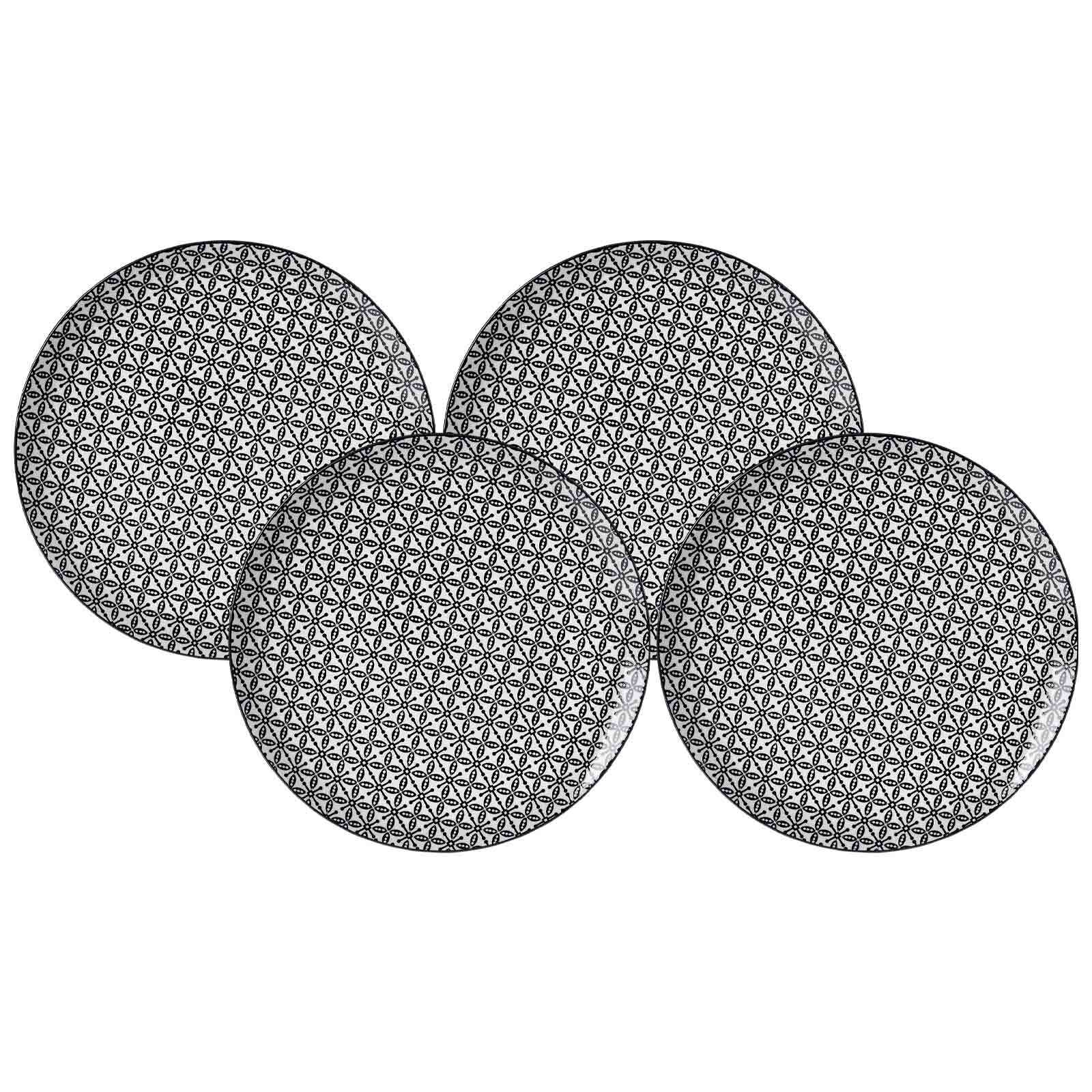 Ritzenhoff & Breker Speiseteller Takeo Leaves &oslash; 26,5 cm 4er Set - Bild 1