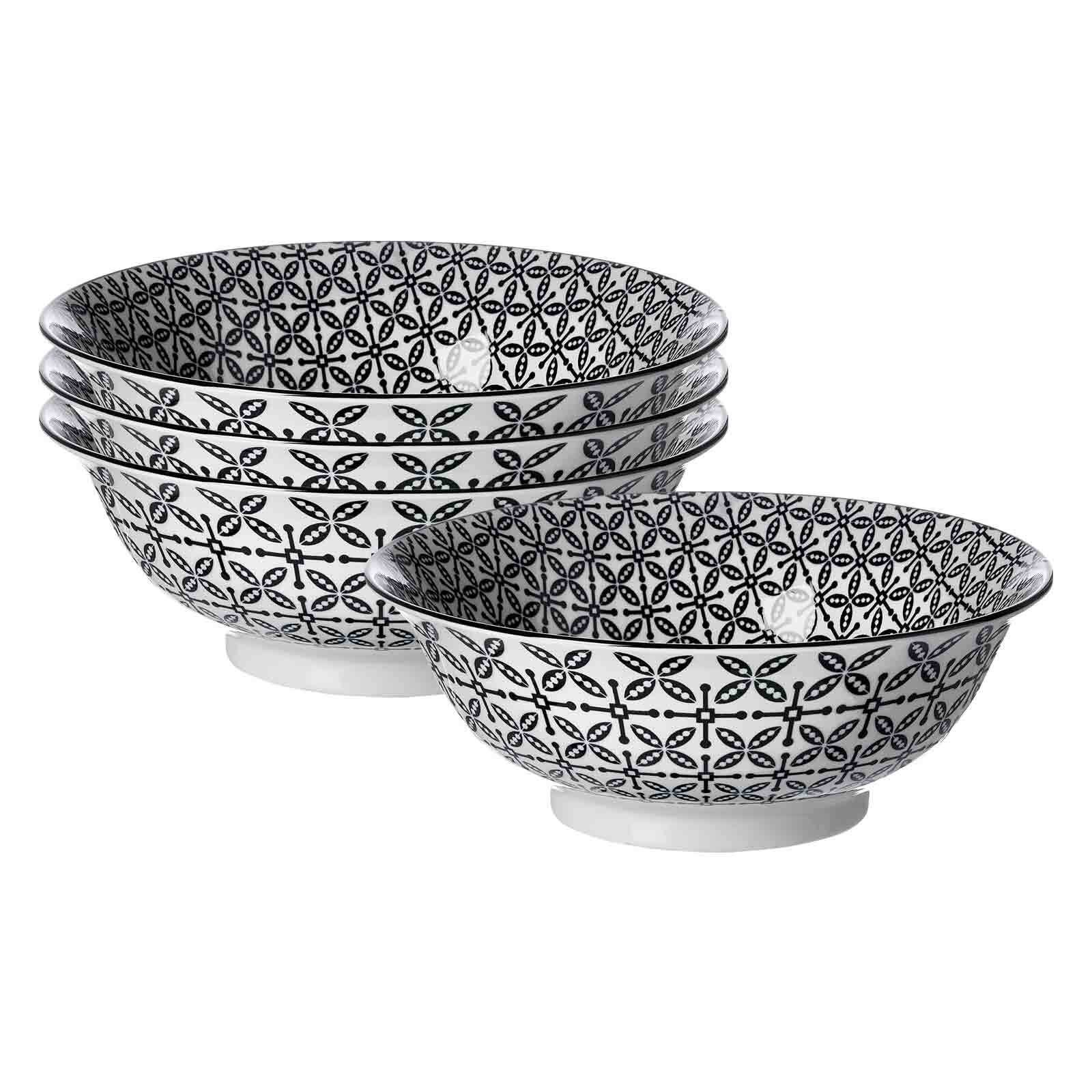 Ritzenhoff & Breker Servierschalen Takeo Leaves &oslash; 21 cm 4er Set - Bild 1