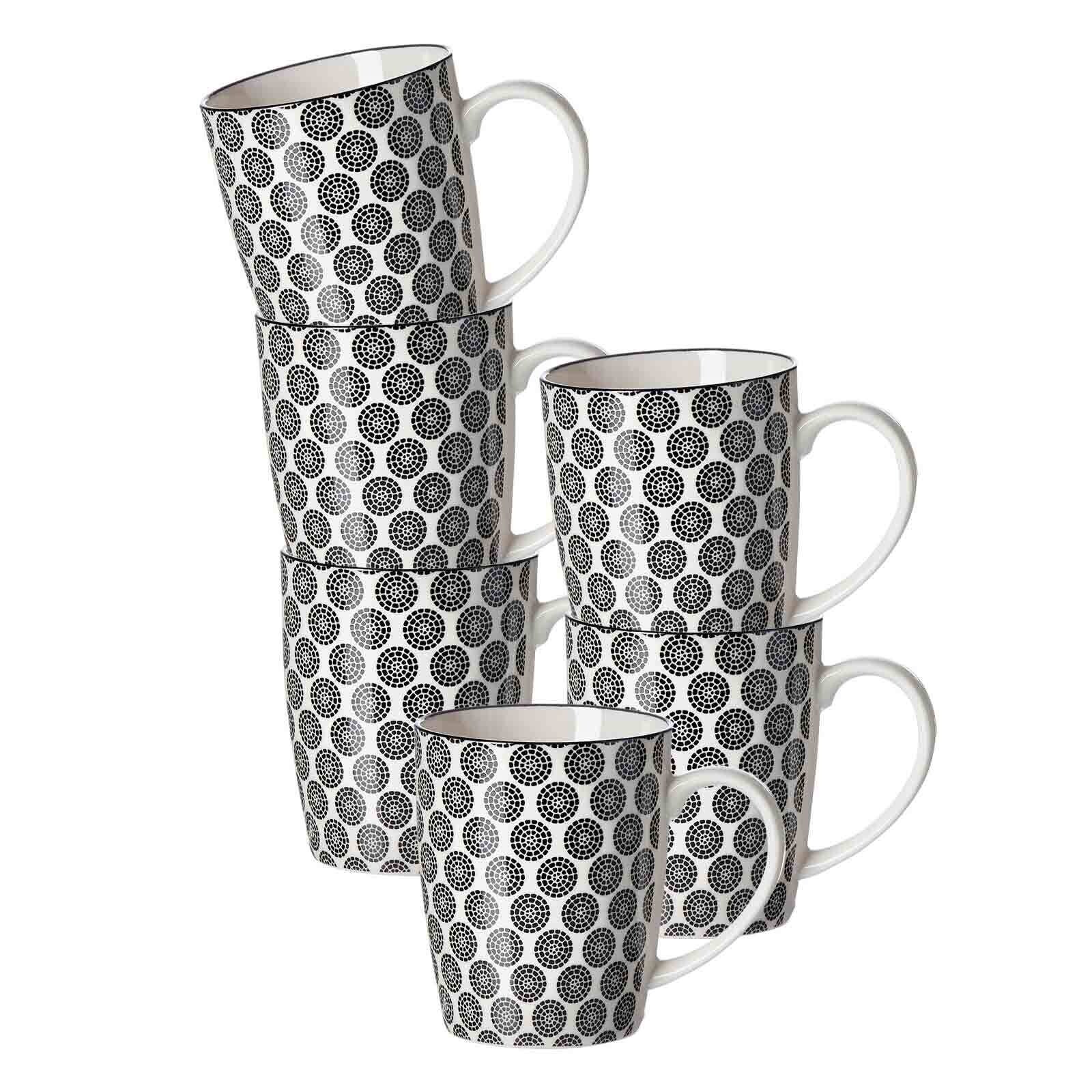Ritzenhoff & Breker Henkelbecher Takeo Circles 350 ml 6er Set