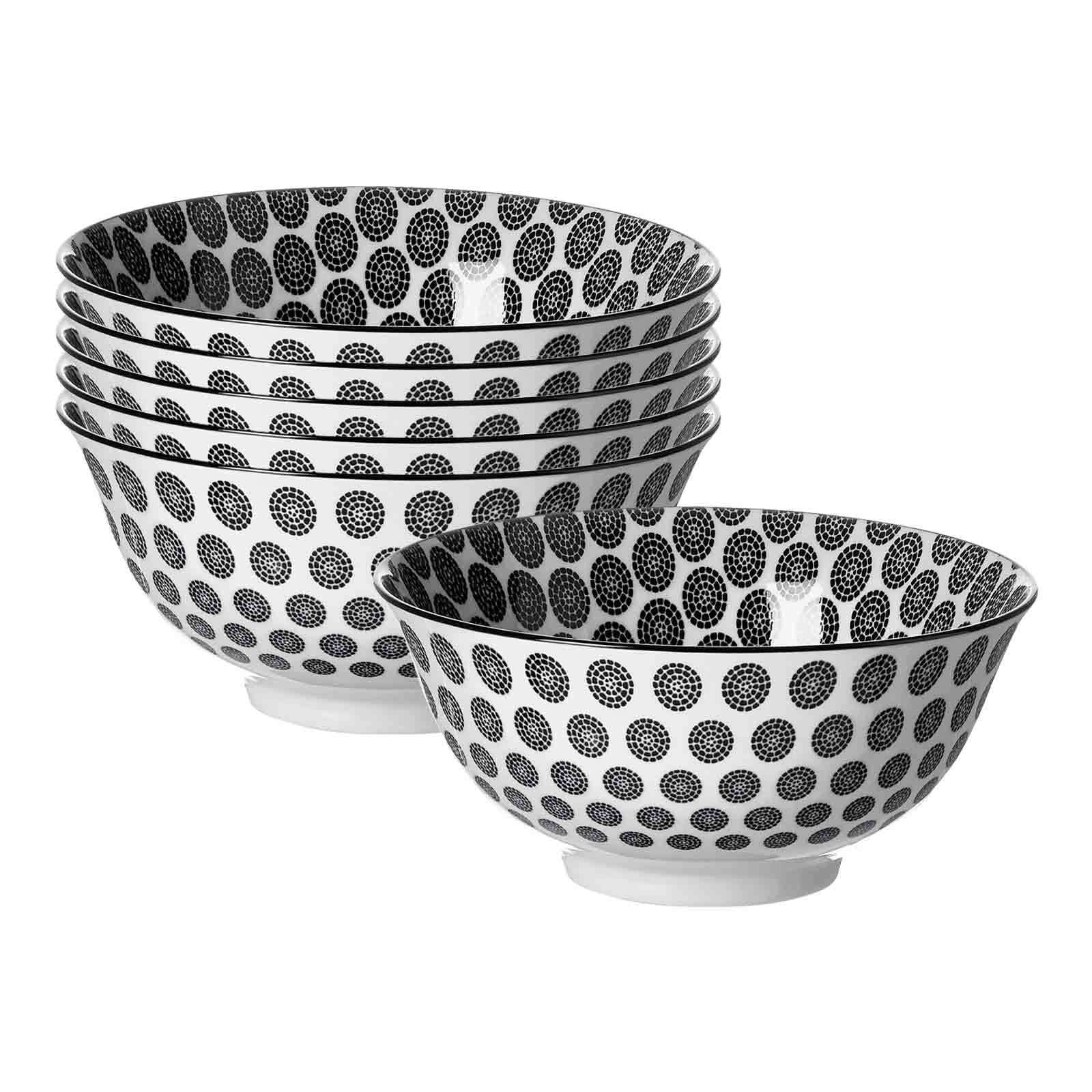 Ritzenhoff & Breker M&uuml;slischalen Takeo Circles &oslash; 15,5 cm 6er Set - Bild 1