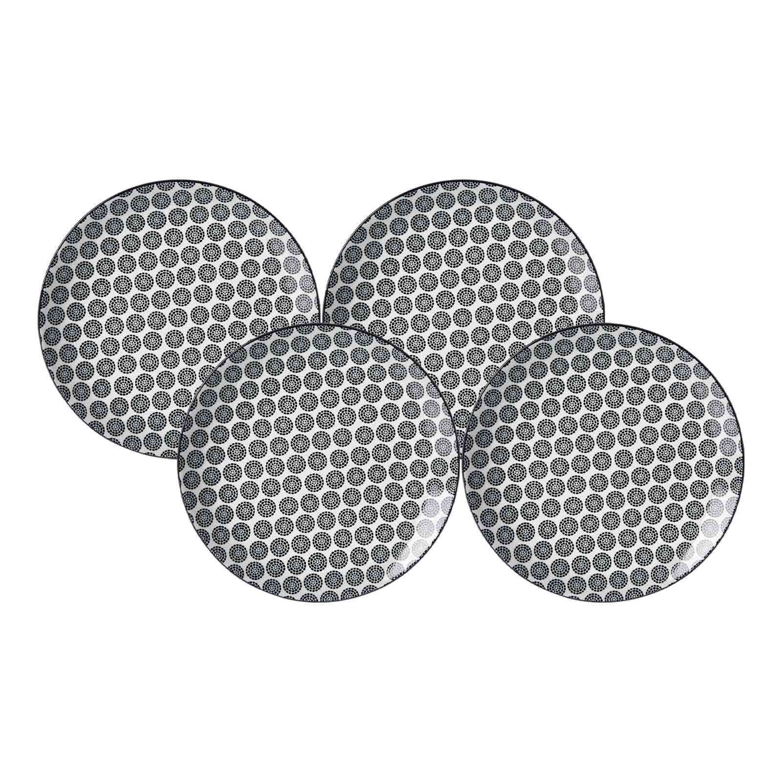 Ritzenhoff & Breker Dessertteller Takeo Circles ø 21,5 cm 4er Set