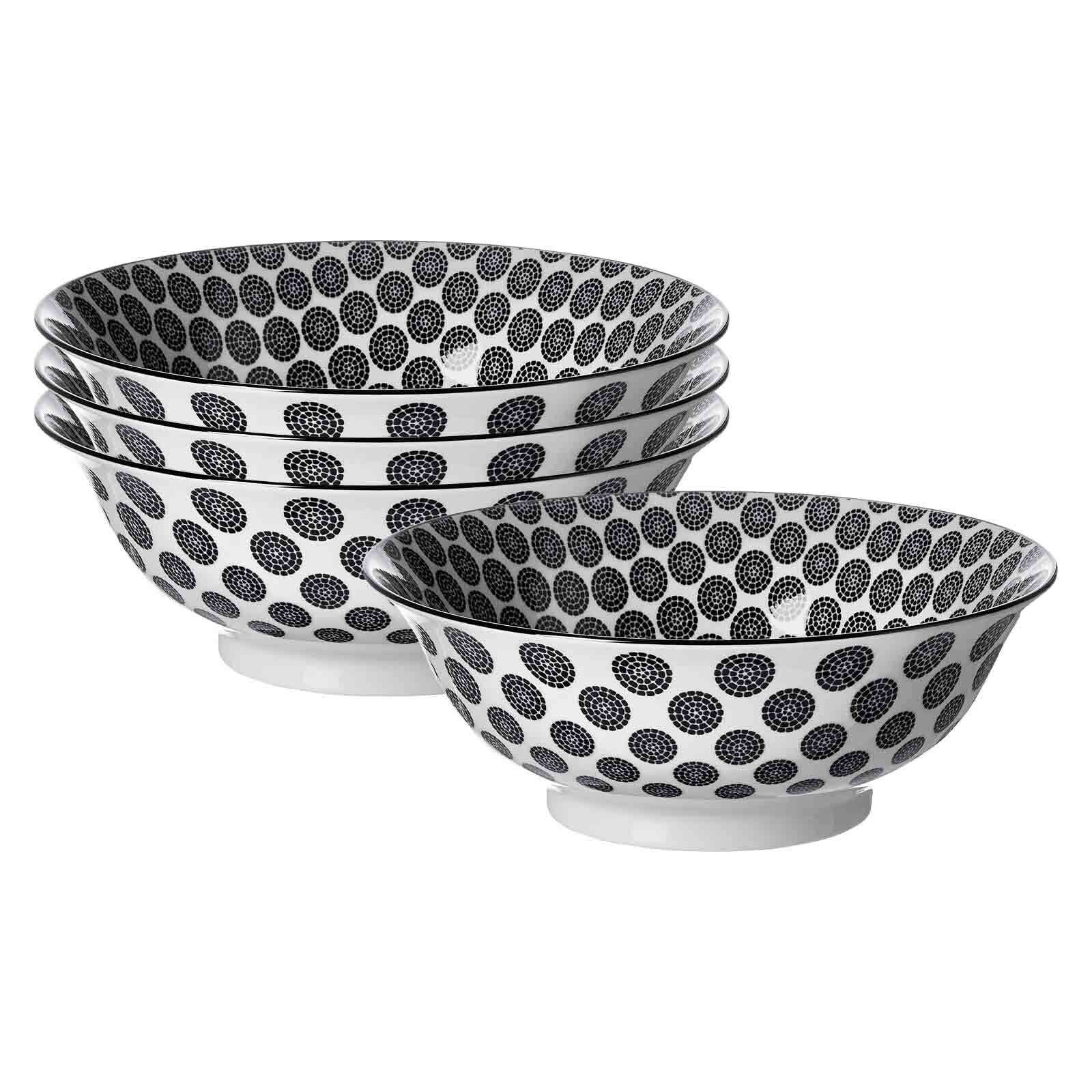 Ritzenhoff & Breker Servierschalen Takeo Circles ø 21 cm 4er Set