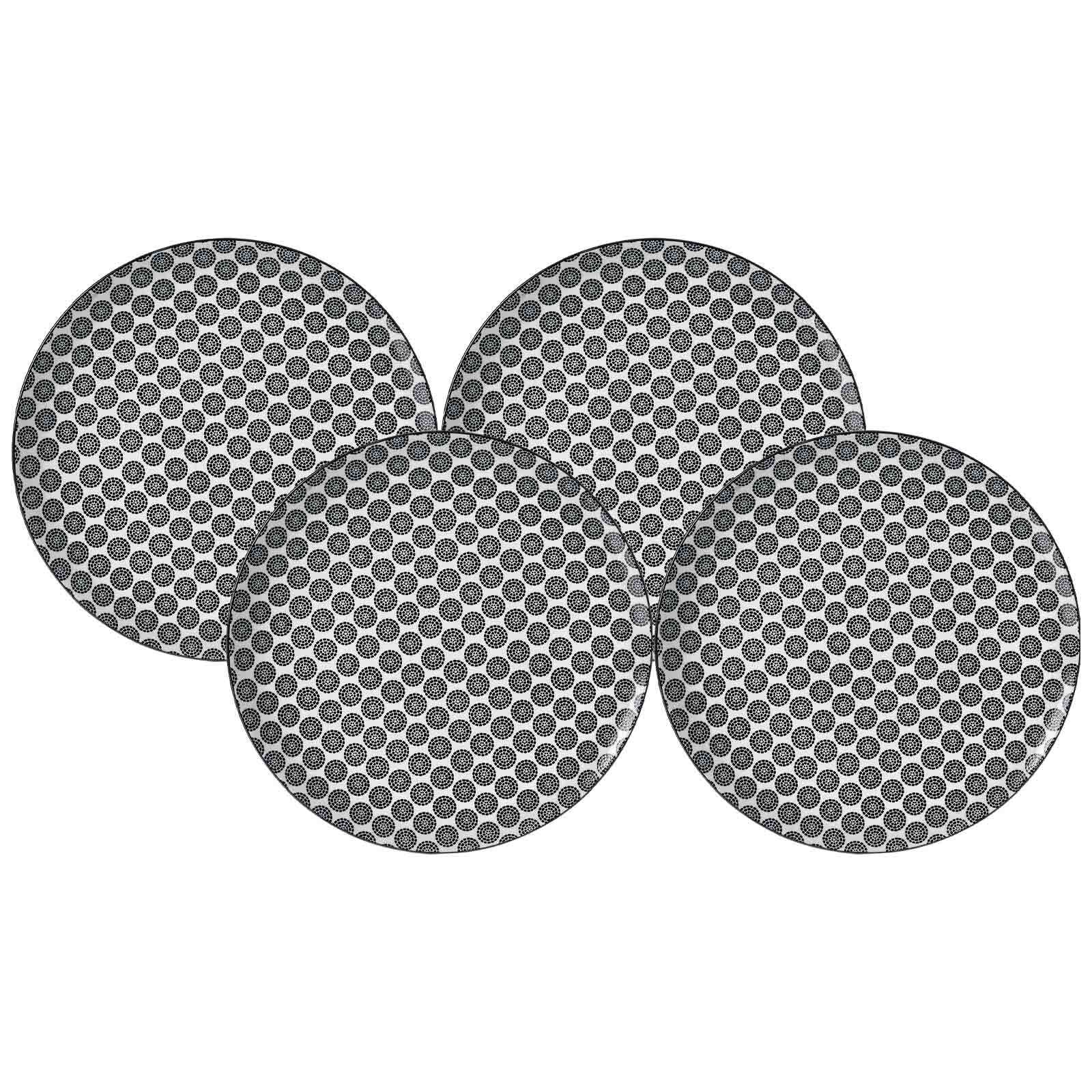 Ritzenhoff & Breker Speiseteller Takeo Circles ø 26,5 cm 4er Set