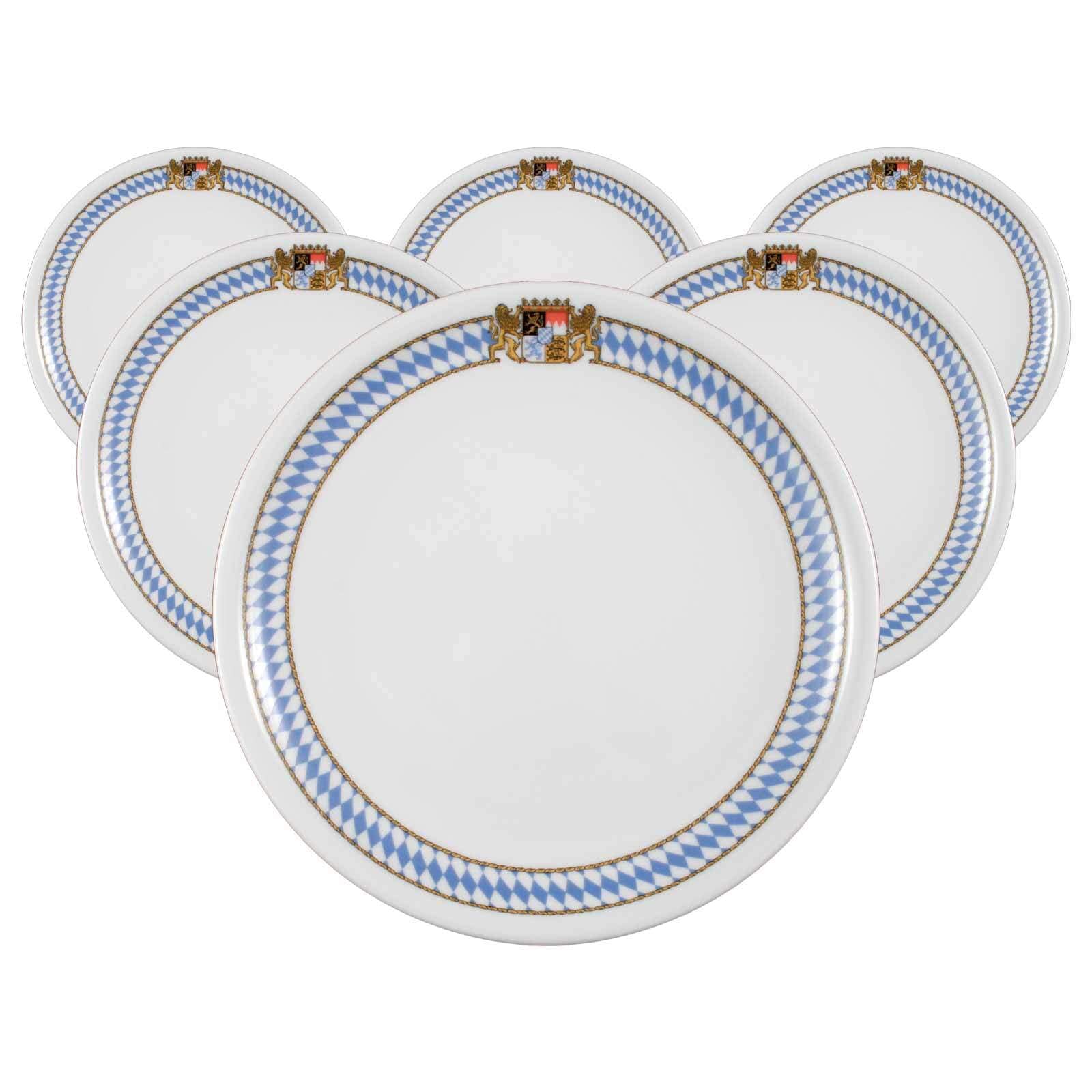 Seltmann Weiden Speiseteller Compact Bayern &oslash; 25,4 cm 6er Set - Bild 1