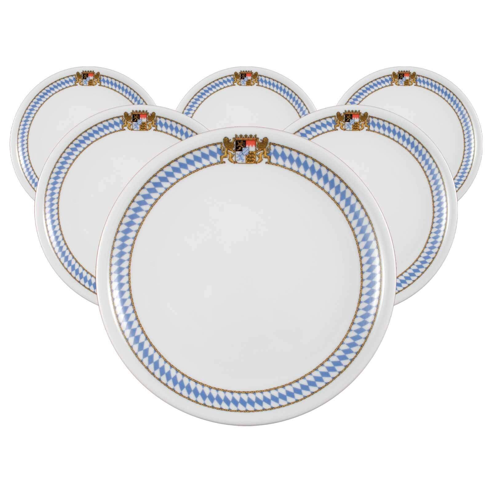 Seltmann Weiden Speiseteller Compact Bayern ø 25,4 cm 6er Set