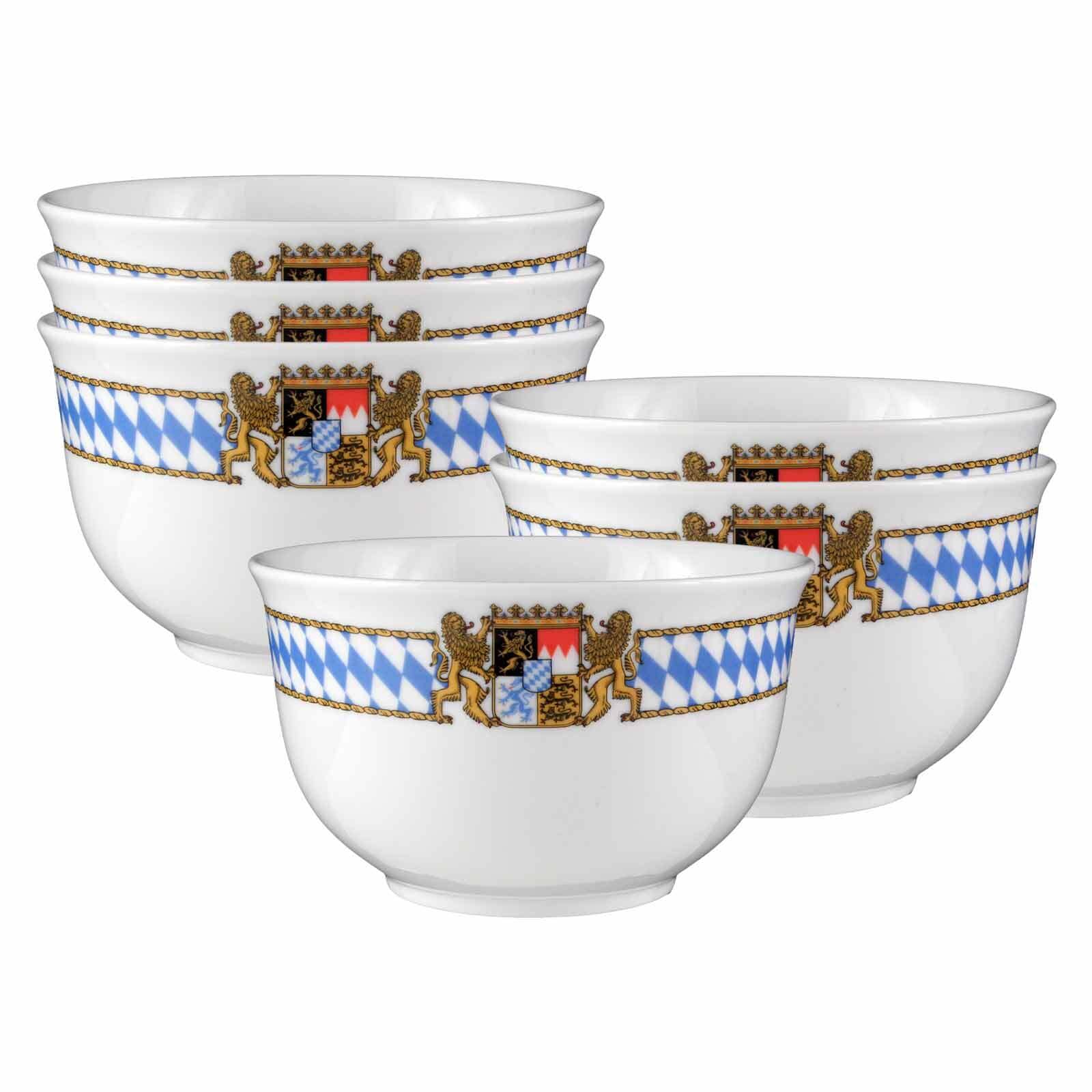 Seltmann Weiden Müslischalen Compact Bayern ø 12,7 cm 6er Set