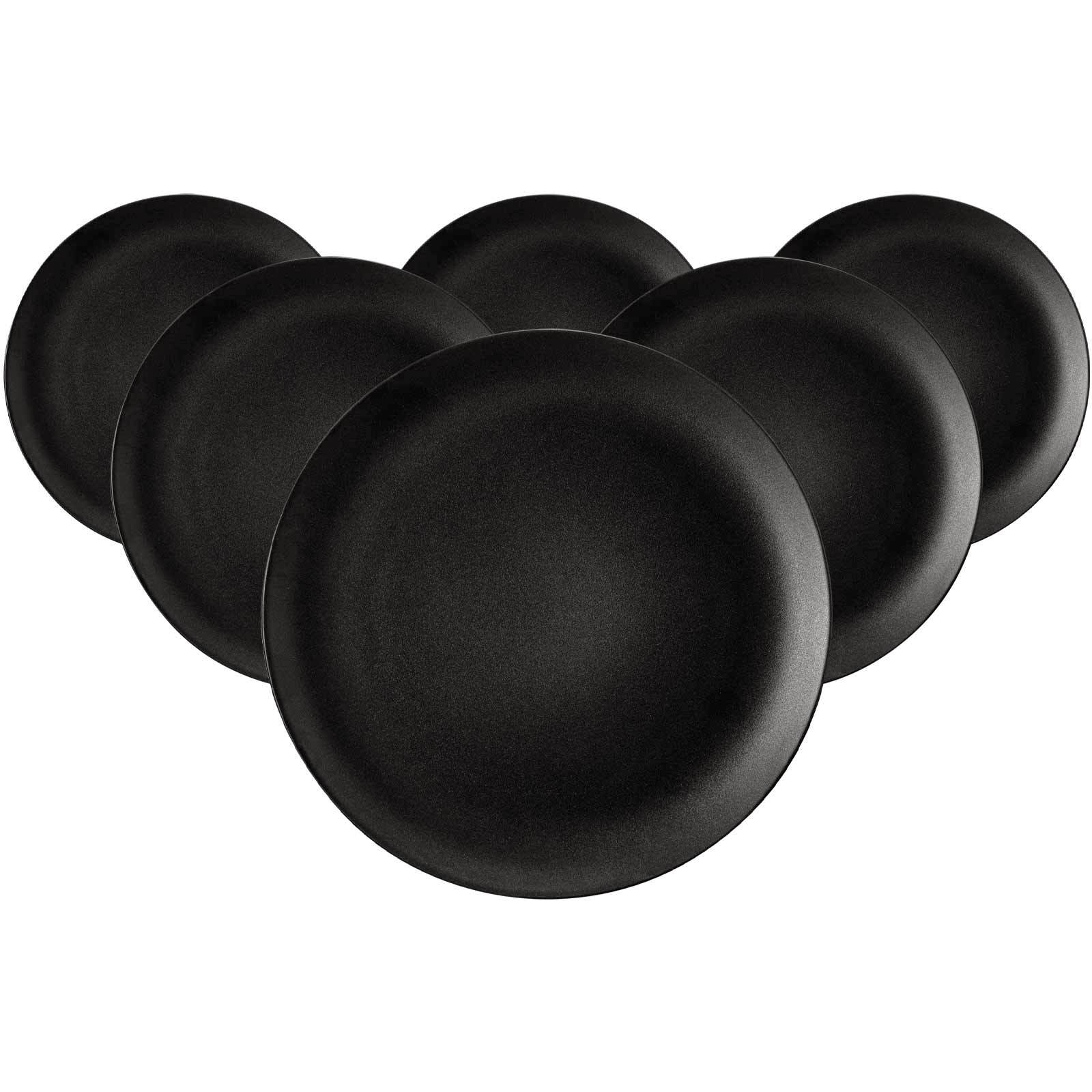 Seltmann Weiden Speiseteller Liberty Velvet Black &oslash; 27,9 cm 6er Set - Bild 1