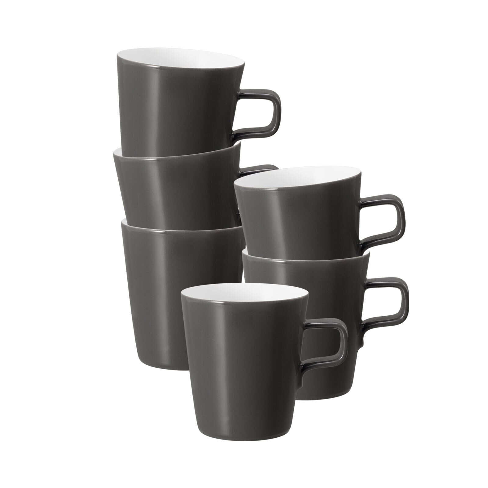 Seltmann Weiden Milchkaffeetassen No Limits Moments 0,37 l 6er Set - Bild 1