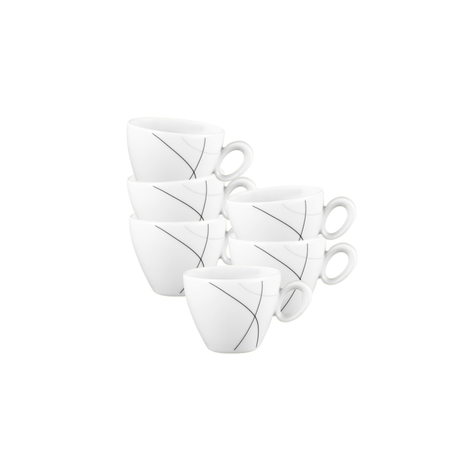 Seltmann Weiden Espressotassen Trio Highline 0,11 l 6er Set