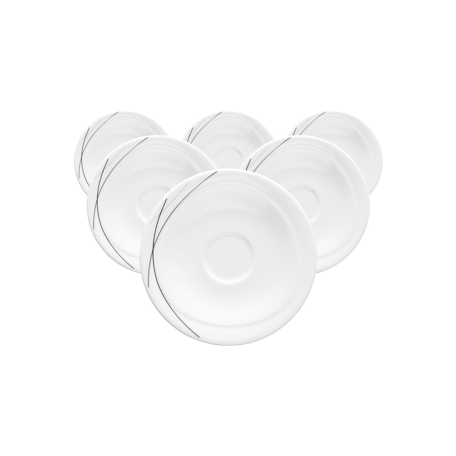 Seltmann Weiden Kombi-Untertassen Trio Highline ø 13,3 cm 6er Set