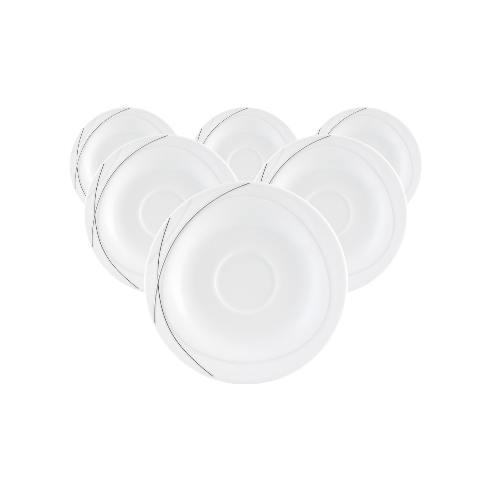 Seltmann Weiden Kombi-Untertassen Trio Highline ø 16 cm 6er Set