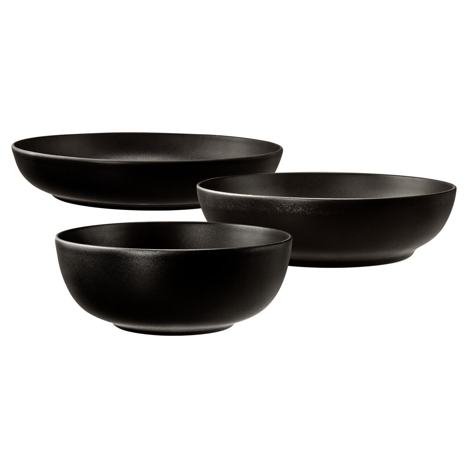 Seltmann Weiden Foodbowl-Set Liberty Velvet Black 3er Set - Bild 1