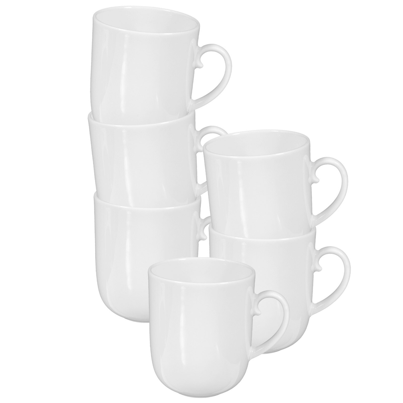 Seltmann Weiden Henkelbecher Rondo/Liane 0,27 l 6er Set
