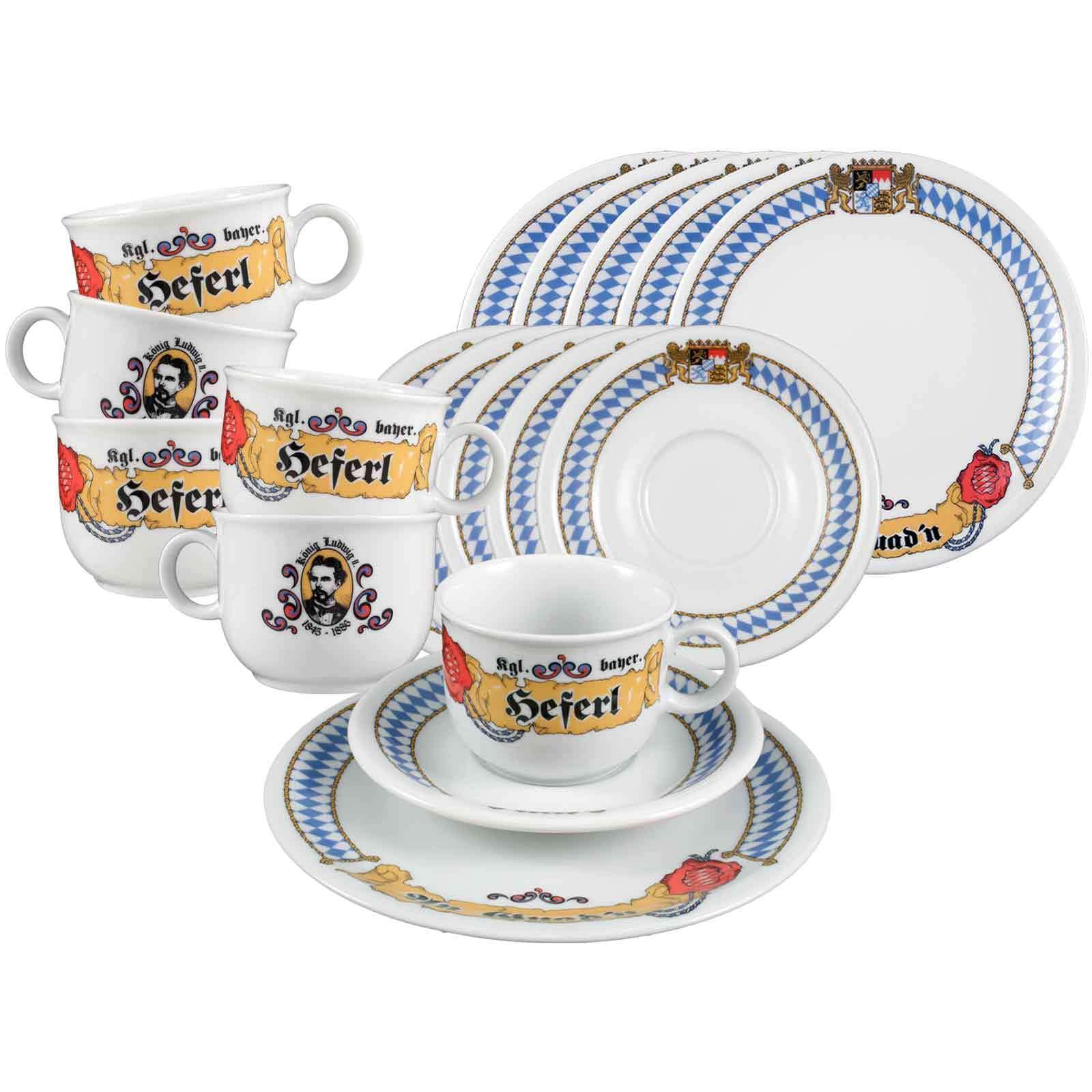 Seltmann Weiden Kaffeeservice Compact Bayern 18er Set - Bild 1