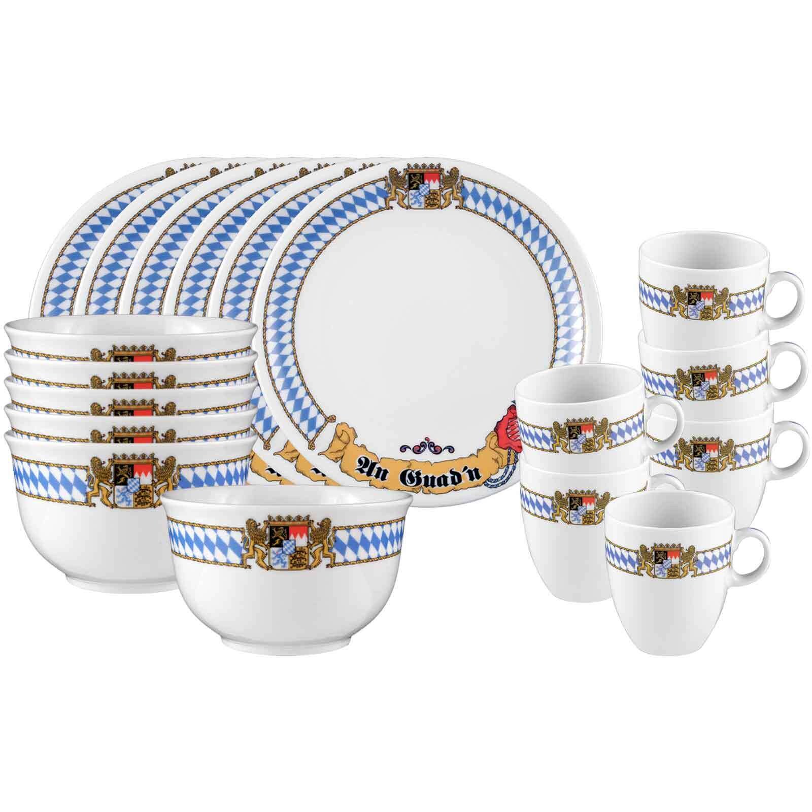 Seltmann Weiden Frühstücks-Set Compact Bayern 18-tlg.